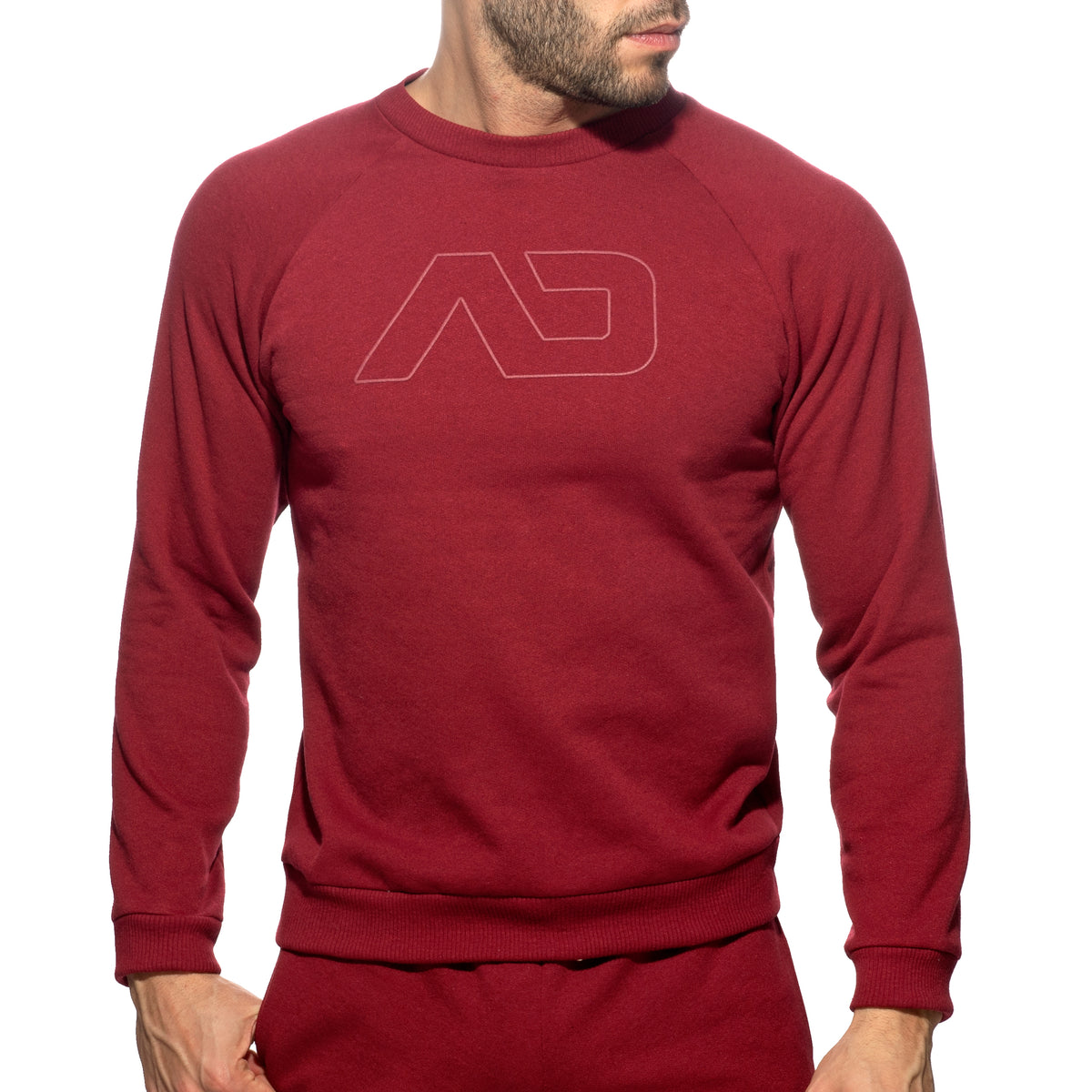 Addicted Recycled Cotton Sweatshirt Garnet AD1225