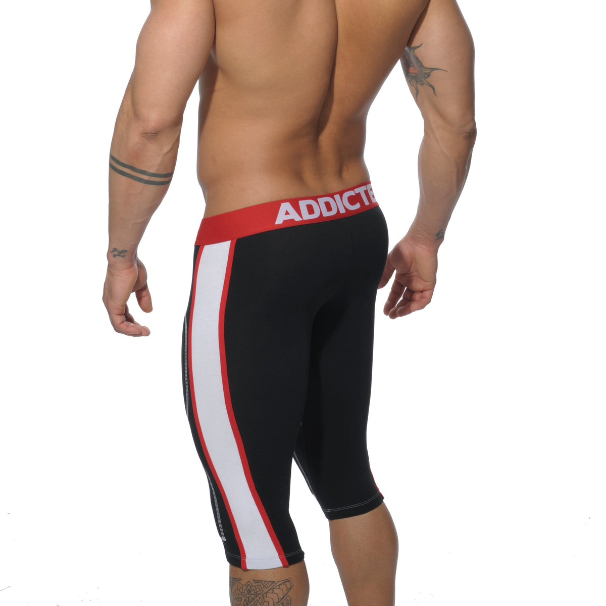 Addicted Fetish Knee Length Pant Black AD235