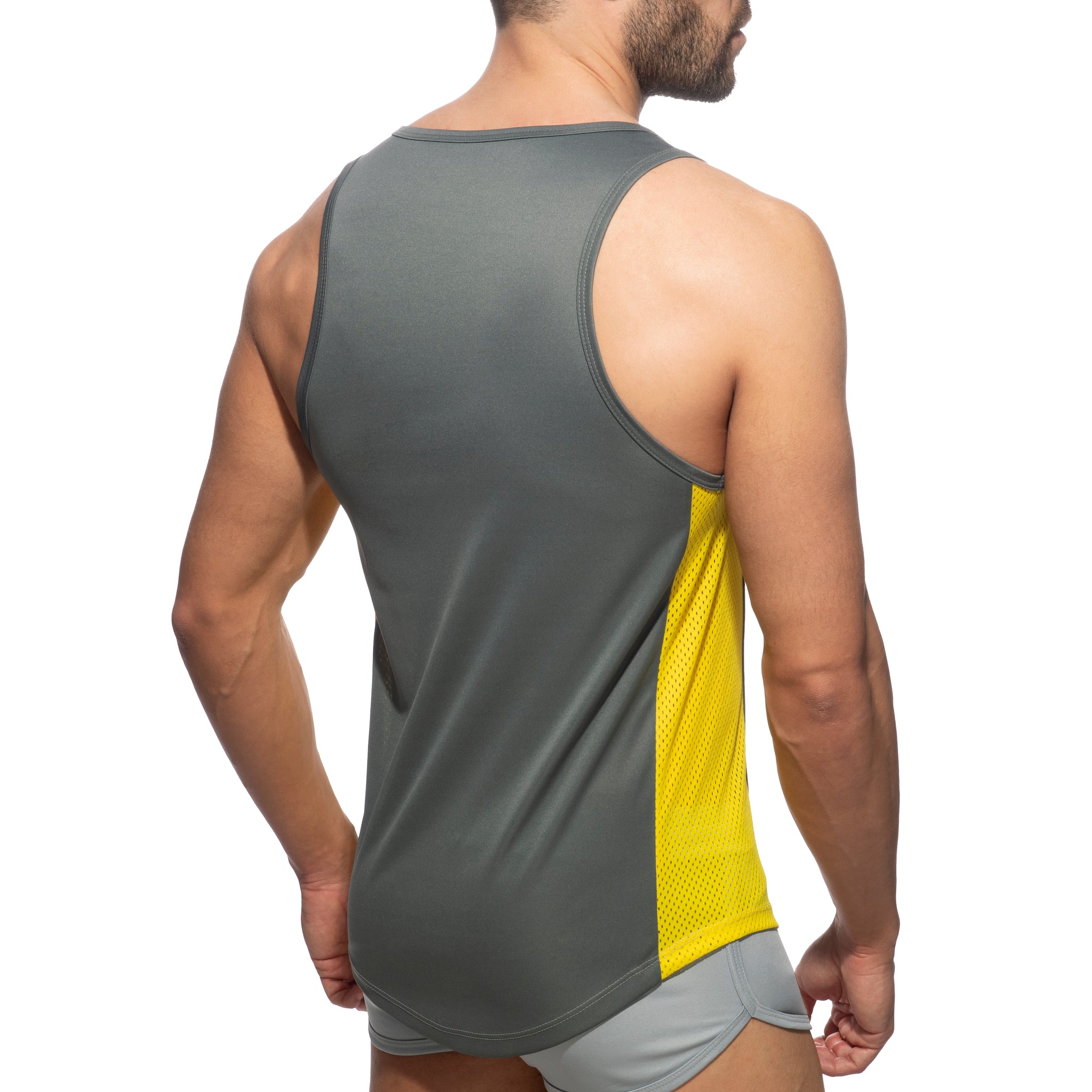 Addicted Swish Tank Top Heather Grey AD1228
