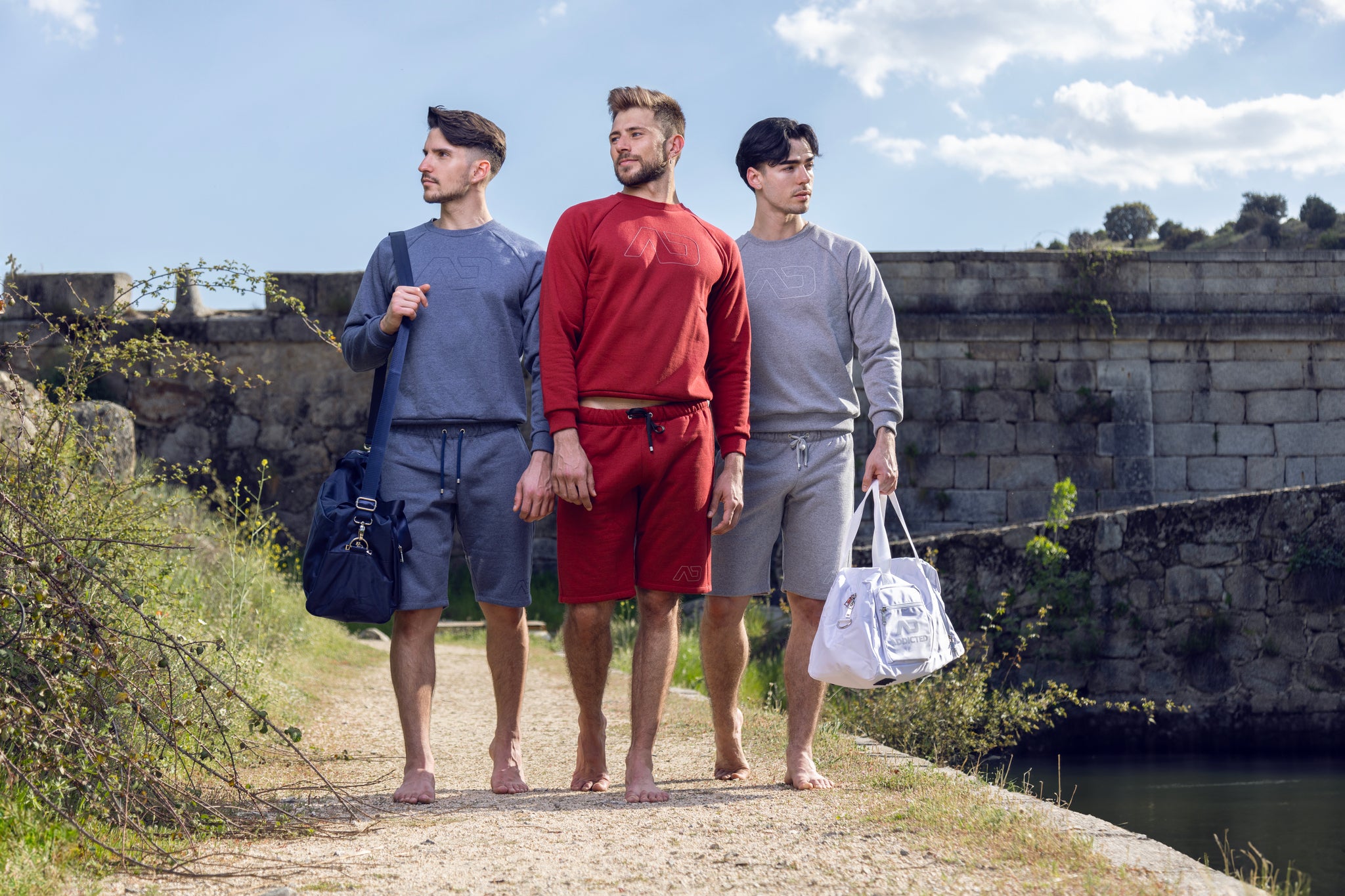 Addicted Recycled Cotton Bermudas Navy AD1230