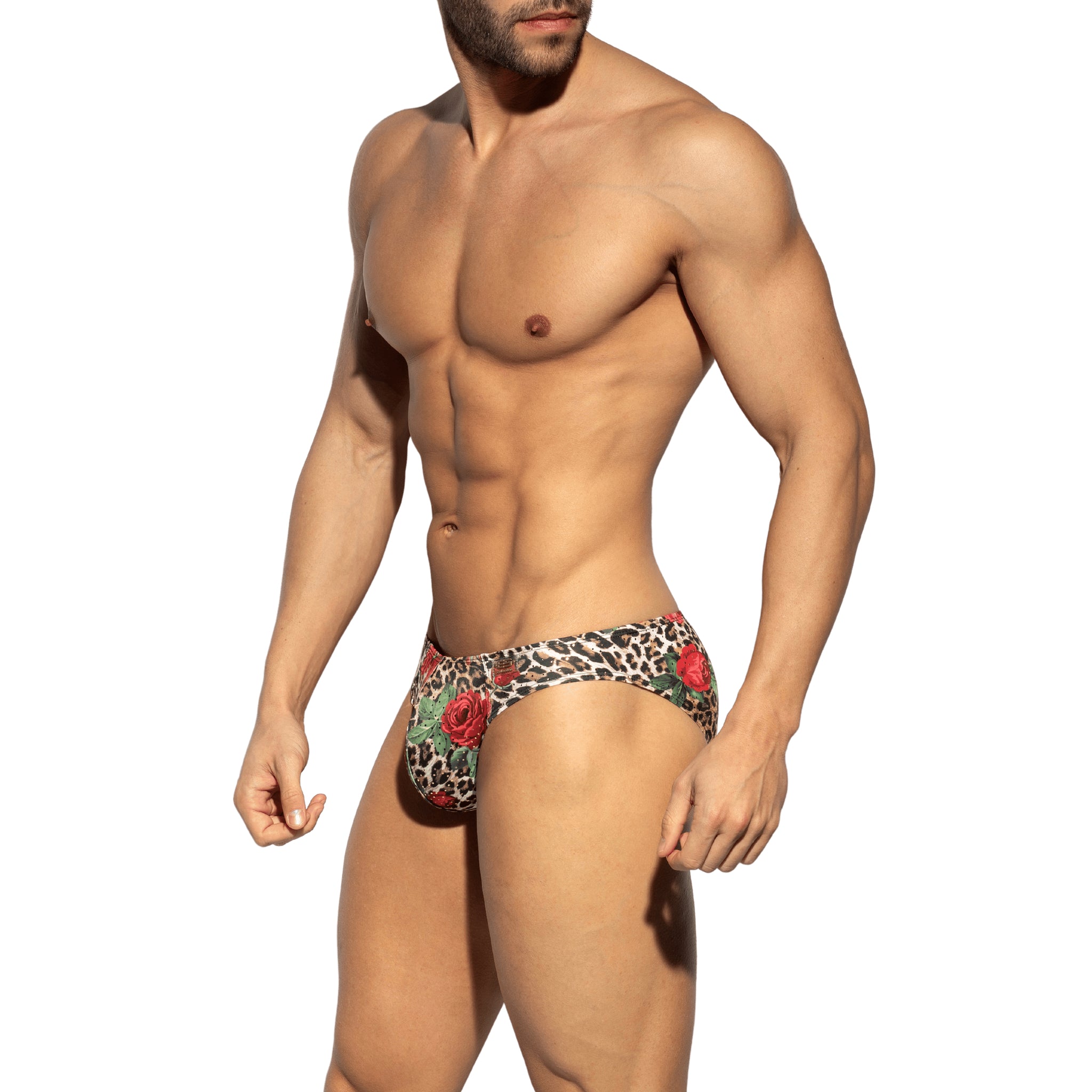 ES Collection Buns & Roses Bikini Brief Black UN615