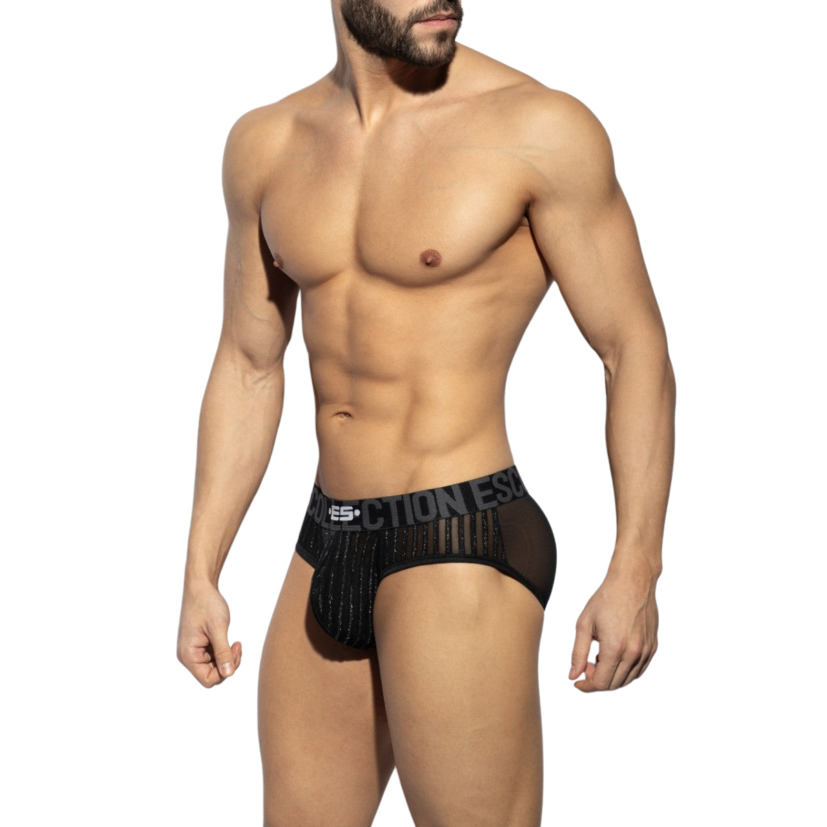 ES Collection C-Through Sexy Brief Black UN2126
