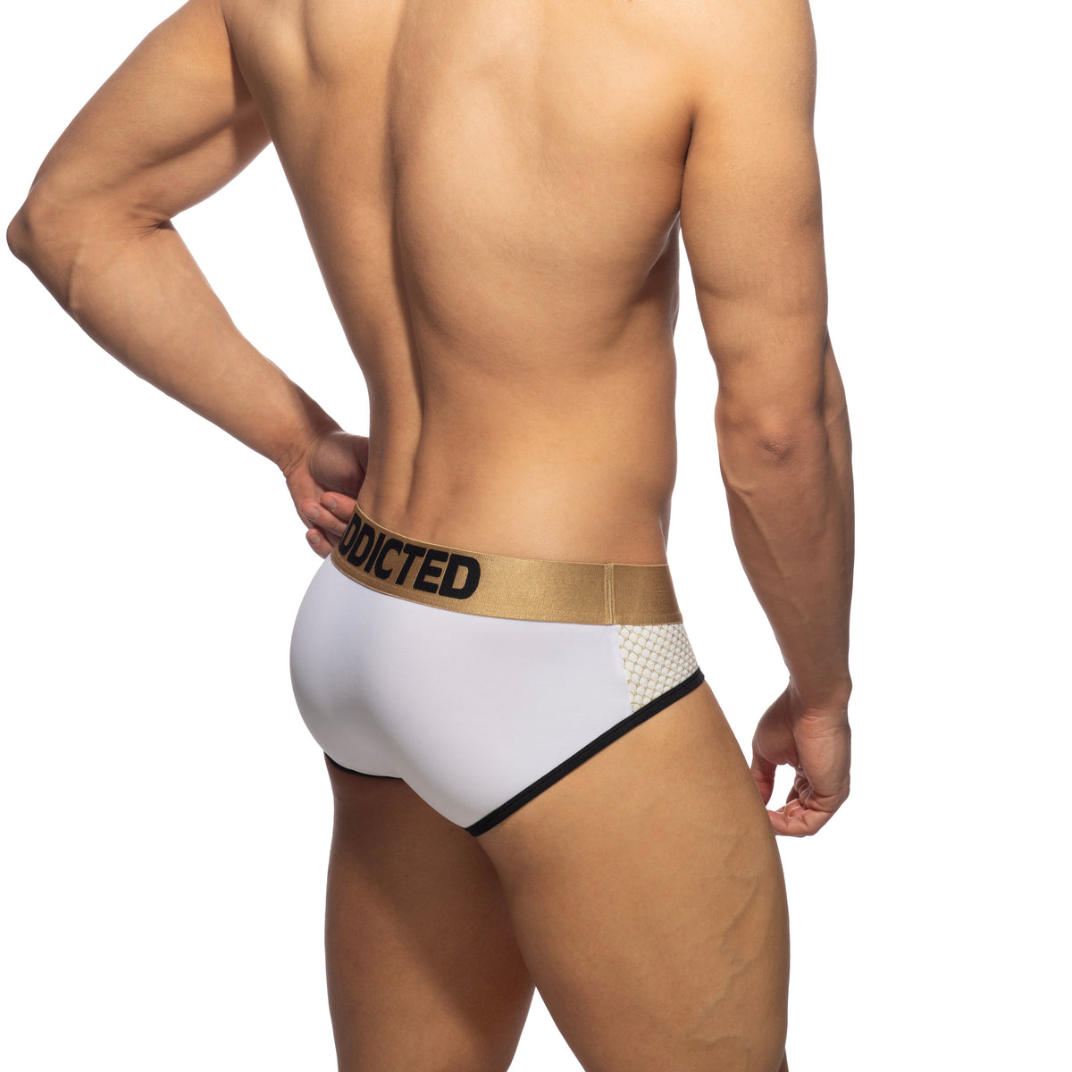 Addicted Luxury Swimderwear Brief White AD2218