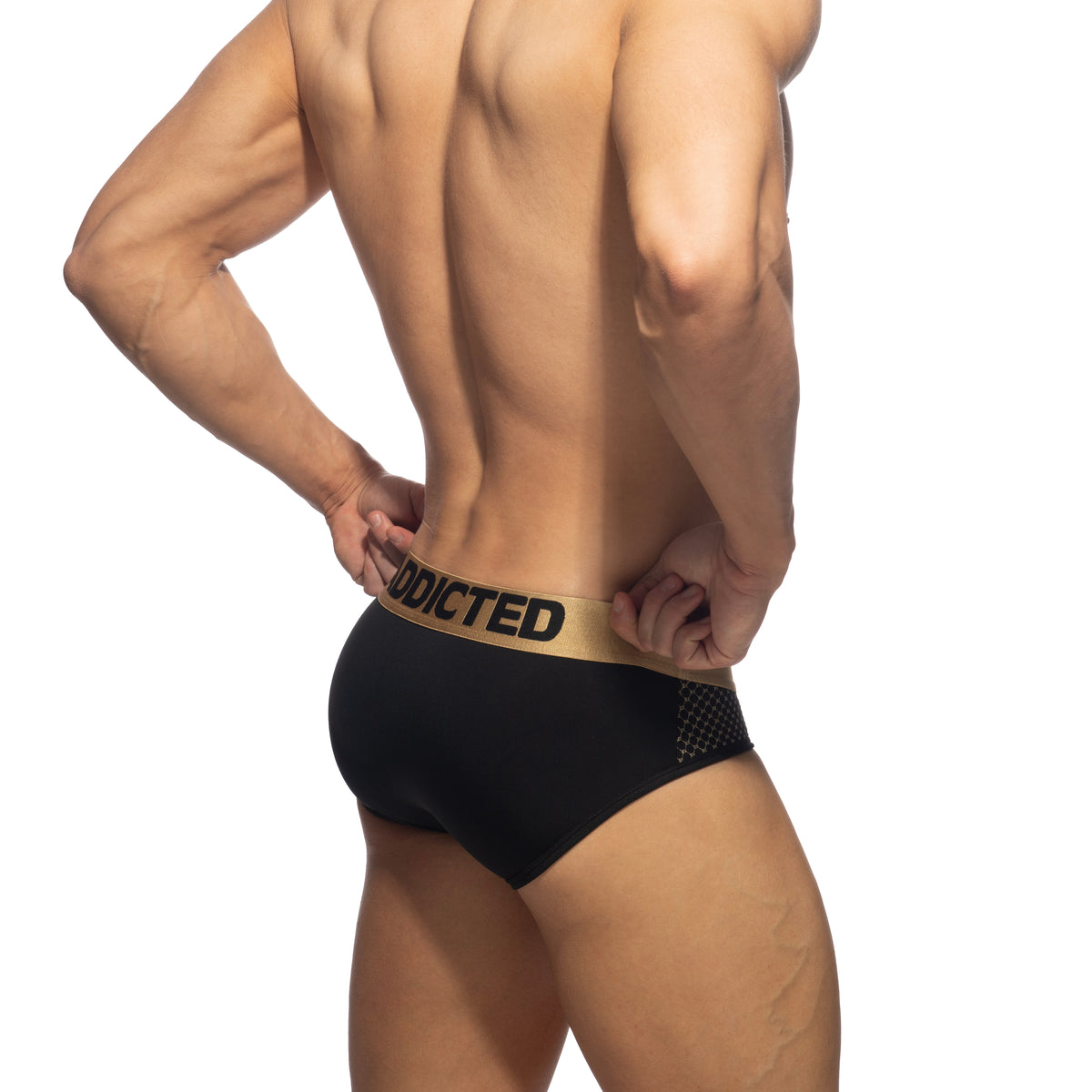 Addicted Luxury Swimderwear Brief Black AD2218