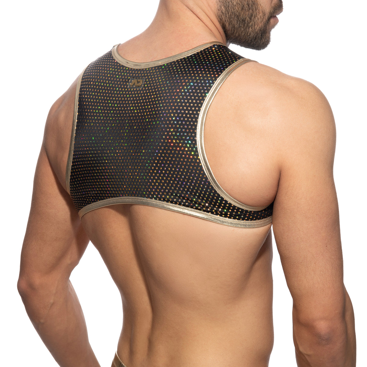 Addicted Party Gold Harness Black AD2200