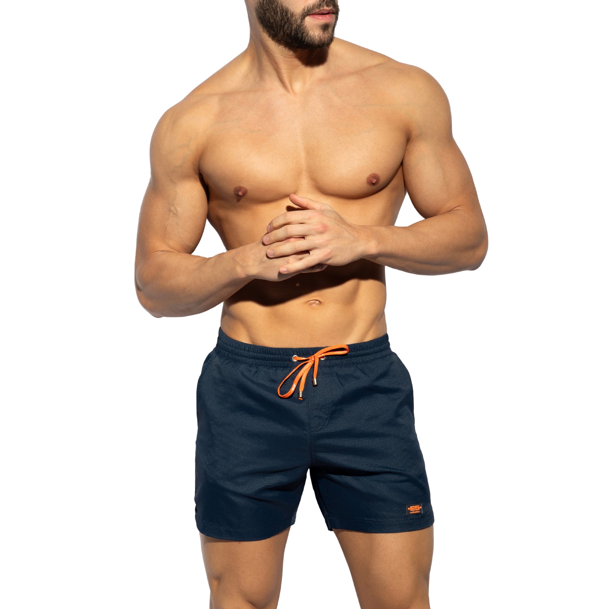 ES Collection Pique Plain Broadshorts Navy 2506