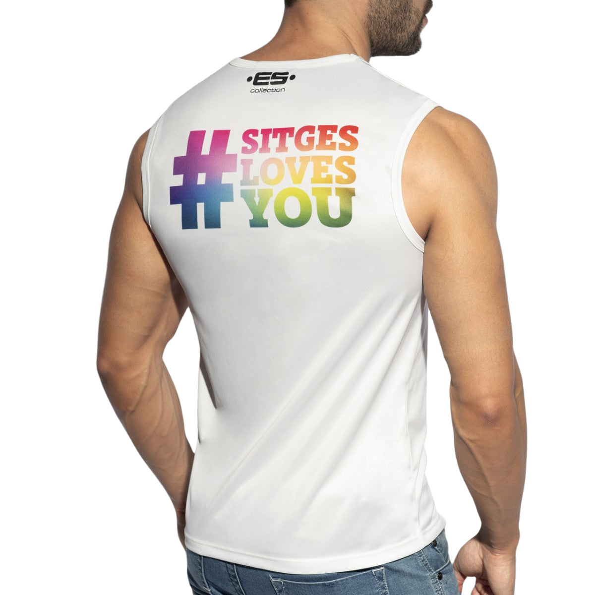 ES Collection Stiges Pride Tank Top White PU492
