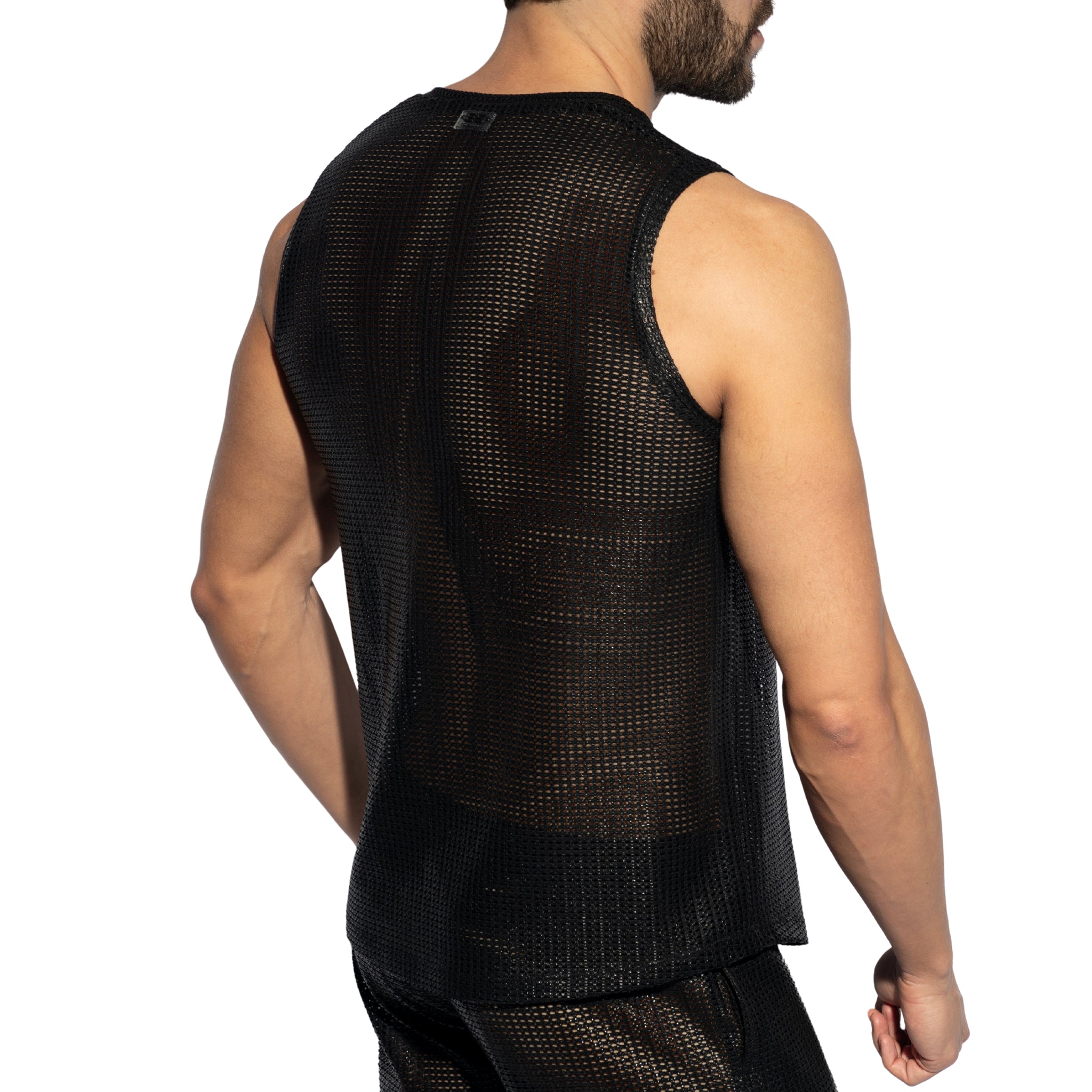 ES Collection Wysiwyg V-Neck Tanktop Black TS348