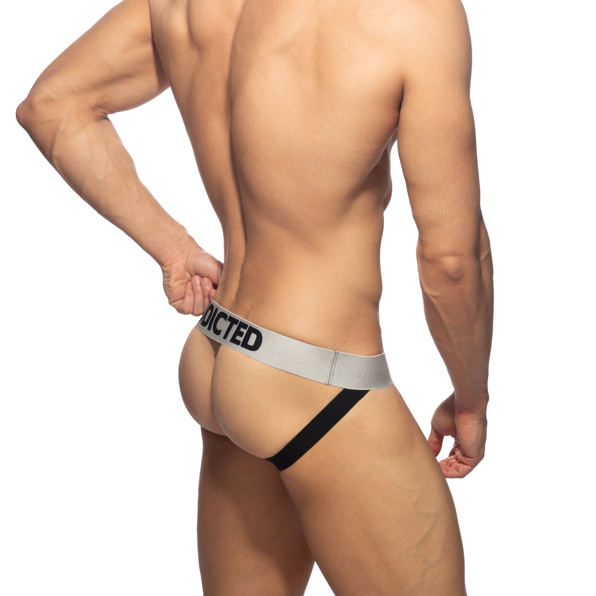 Addicted Party Glitter Jockstrap Black AD2266