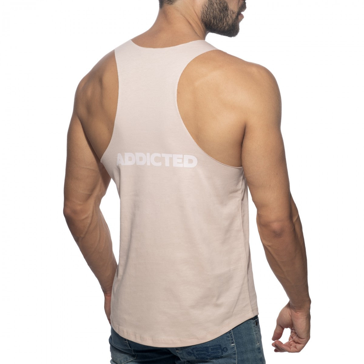 Addicted Basic Gym Tank Top Baby Pink AD2249
