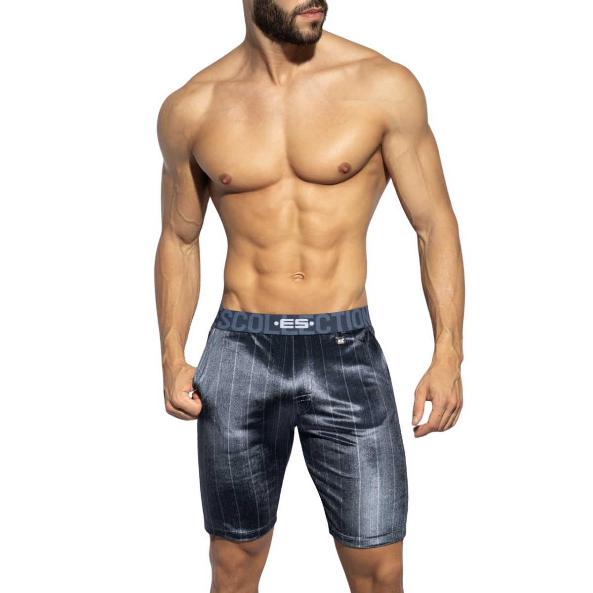 ES Collection Diplomatic Band Shorts Navy SP312