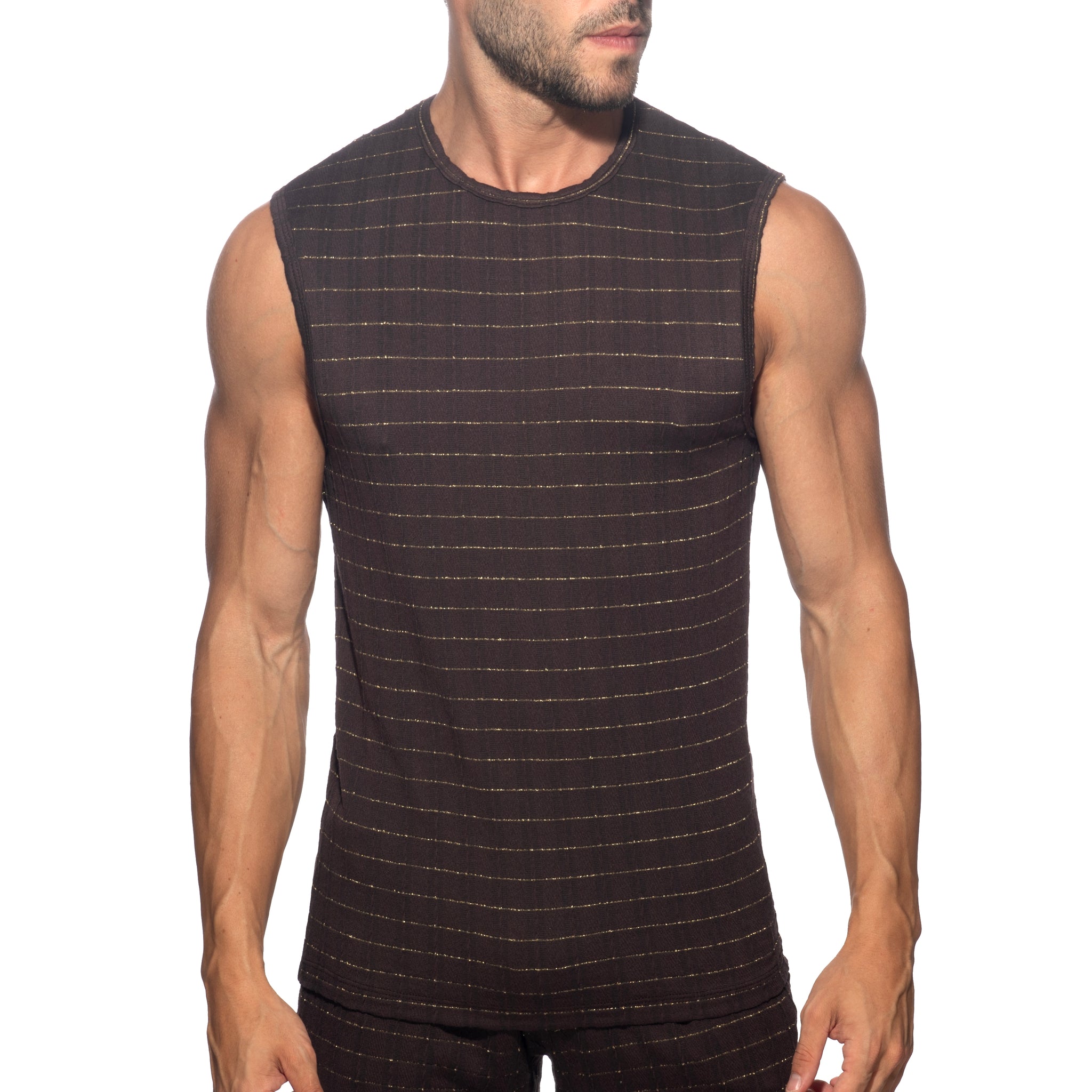 Addicted Opal Tank Top Brown AD1384