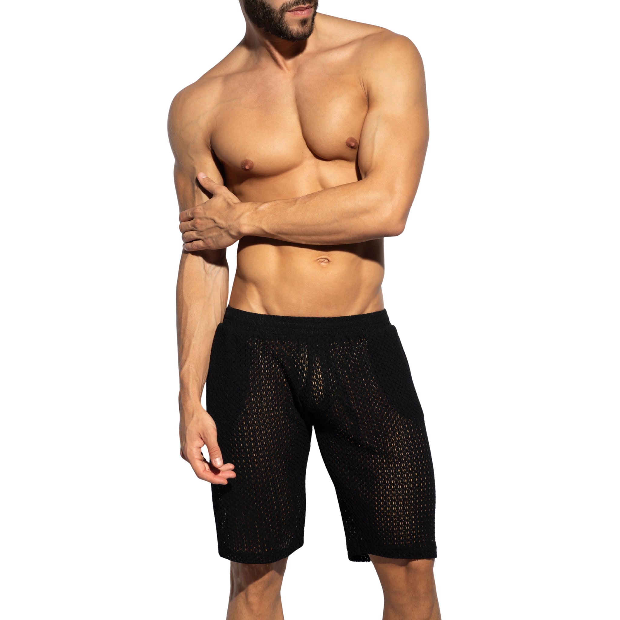 ES Collection Brisa Bermuda Shorts Black SP354