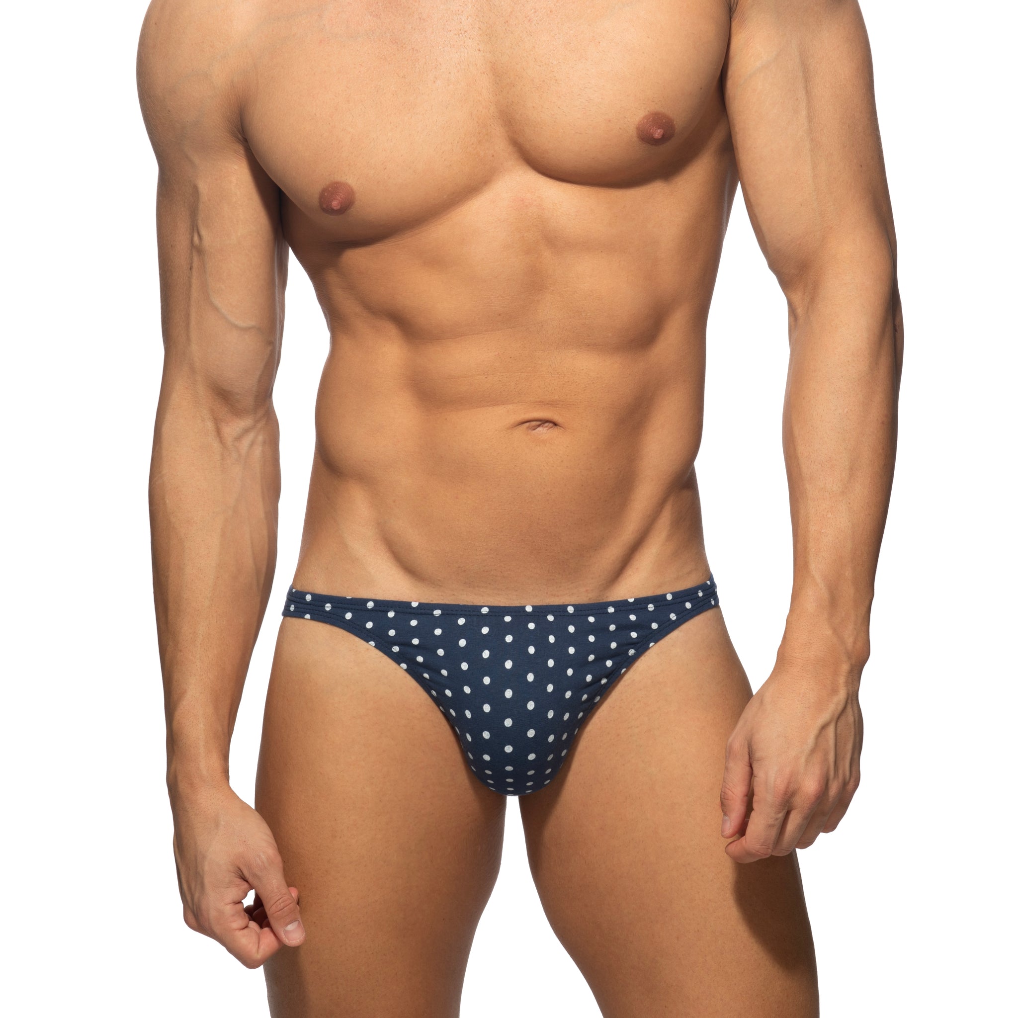 Addicted Polka Dots Thong Navy AD1402