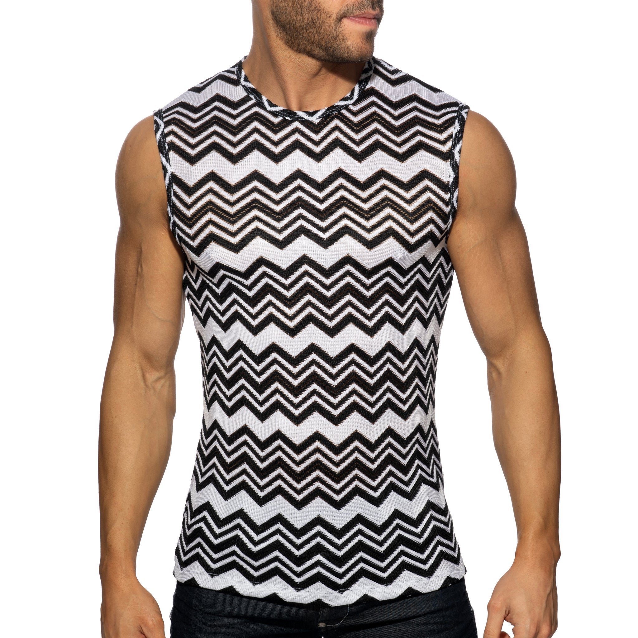 Addicted Isparta Tank Top Black AD1396