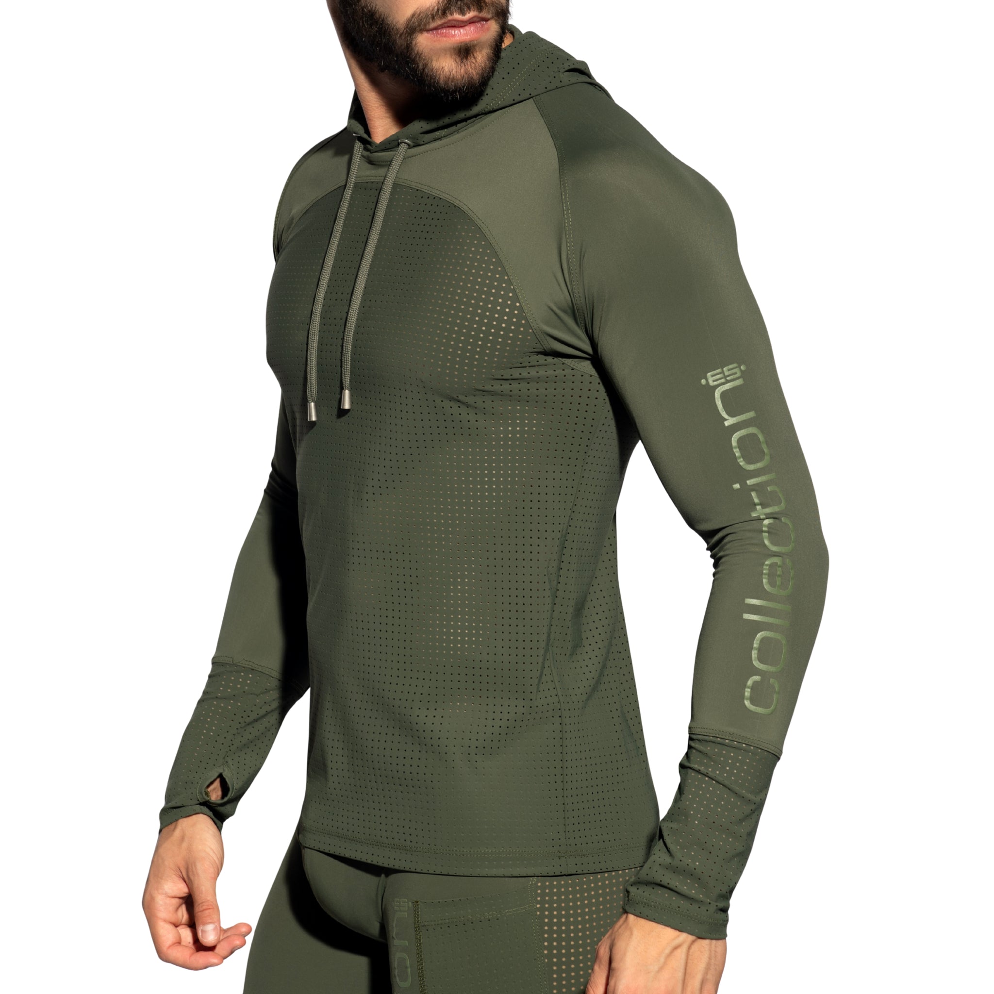 ES Collection Vertex Hoody Khaki SP350