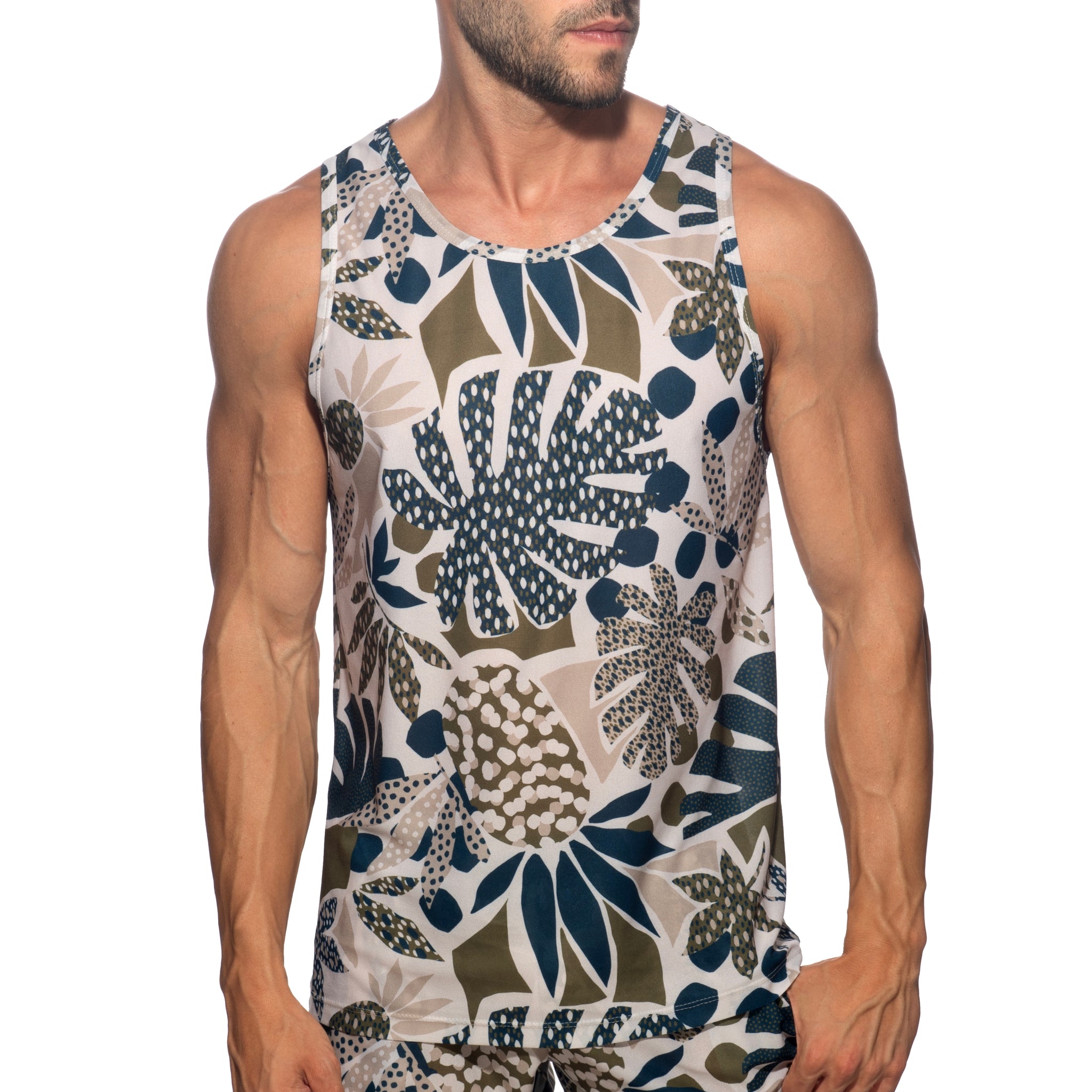 Addicted Willow Tank Top Khaki AD1393