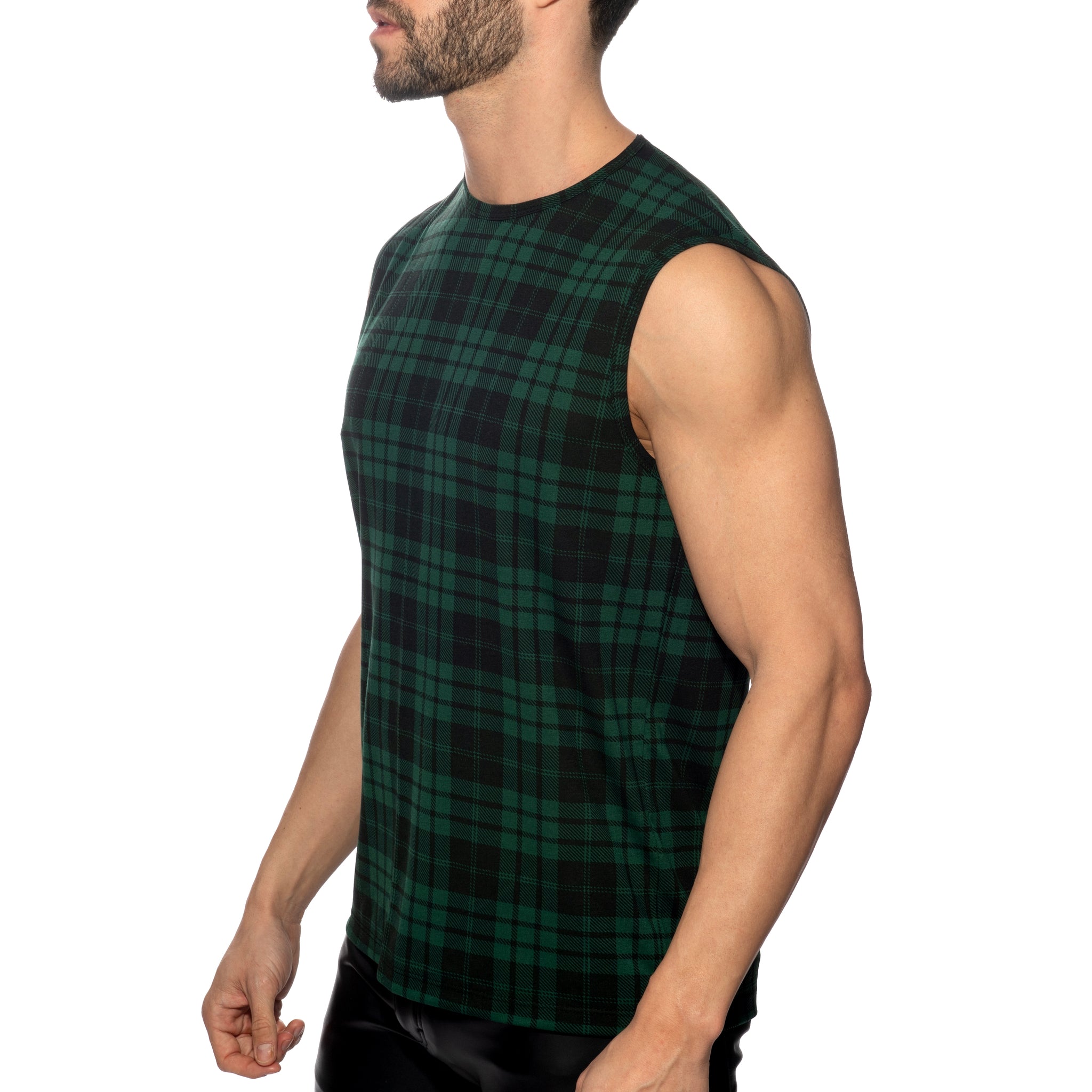 AD Fetish Laddie Tank Top Green ADF232
