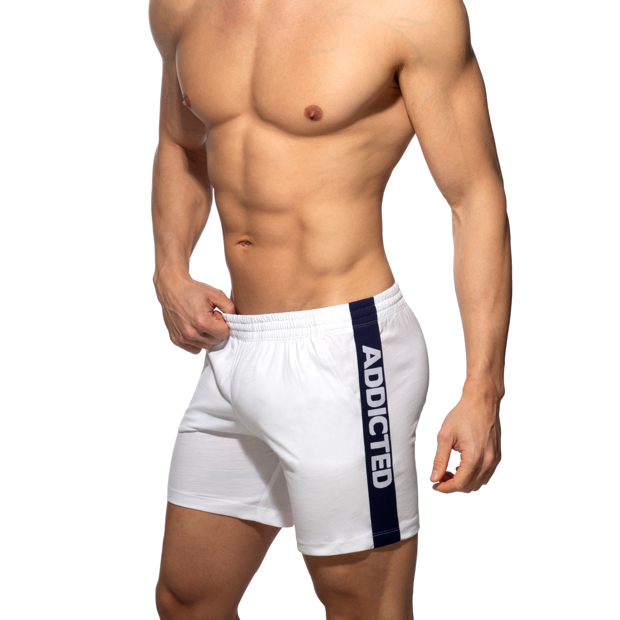 Addicted Addicted Band Shorts White AD1437
