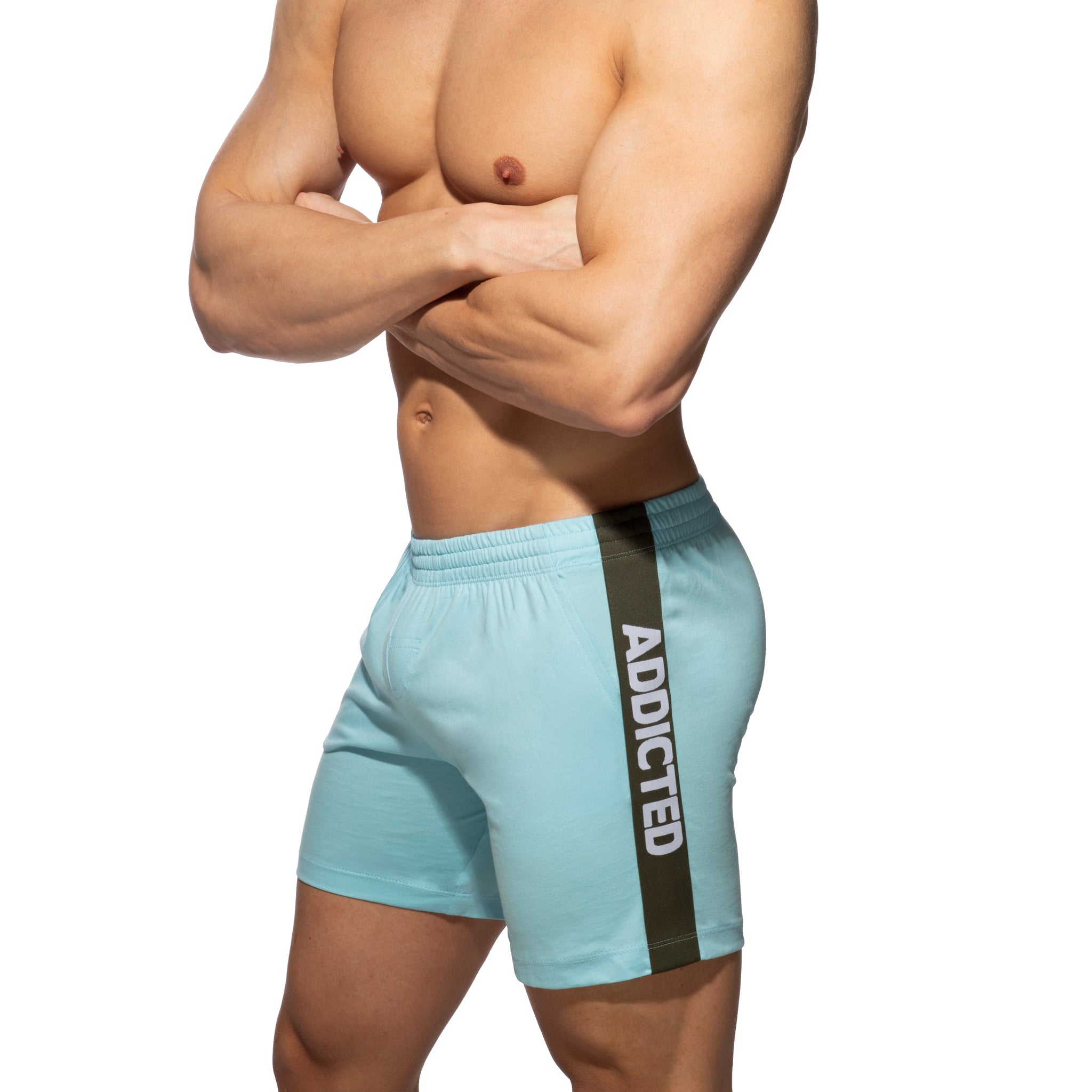 Addicted Addicted Band Shorts Sky Blue AD1437