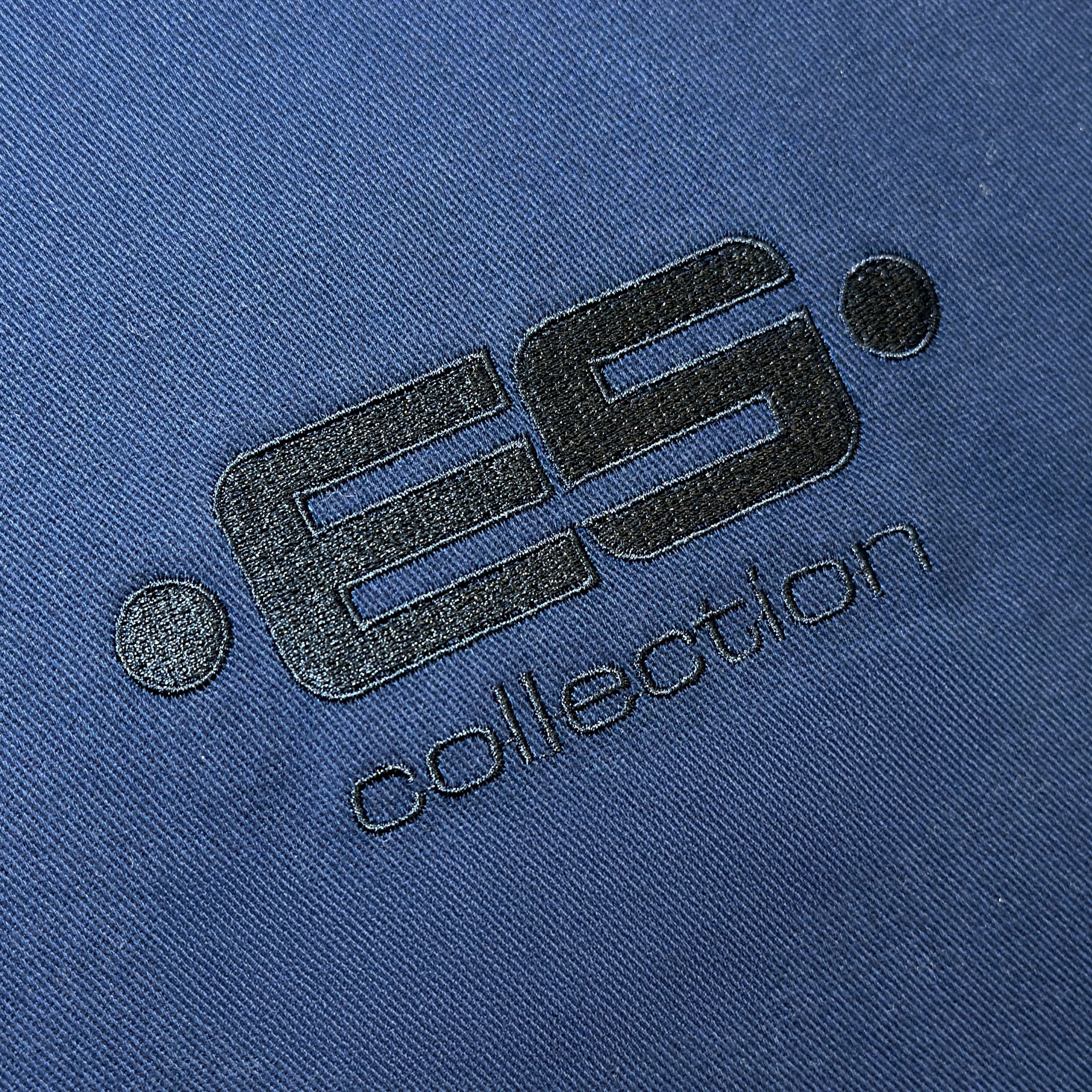 ES Collection Navy Cotton Beach Bag Navy AC248