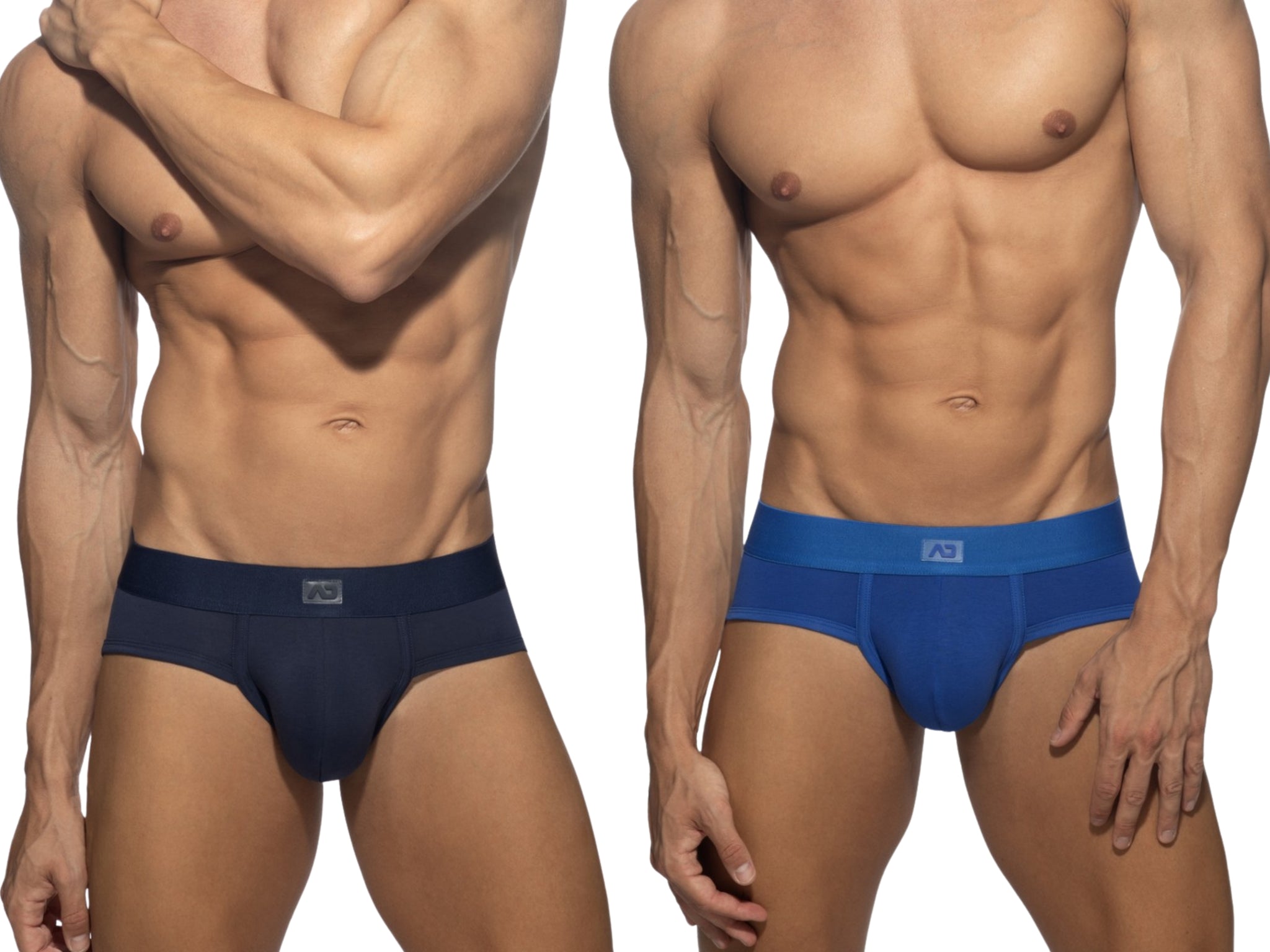 Addicted Plain Cotton 2 Pack Brief Multi AD2297P
