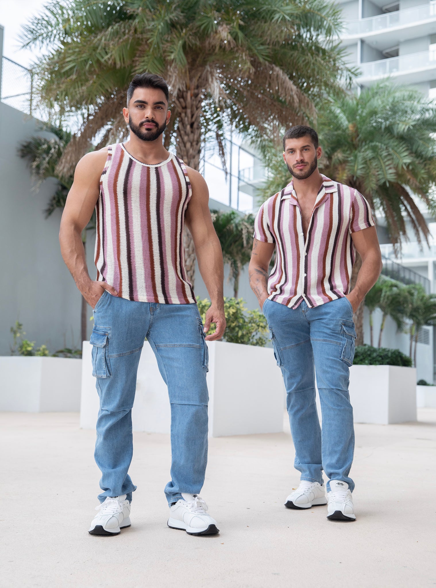 ES Collection Cargo Denim Jeans Blue Jeans ESJ078