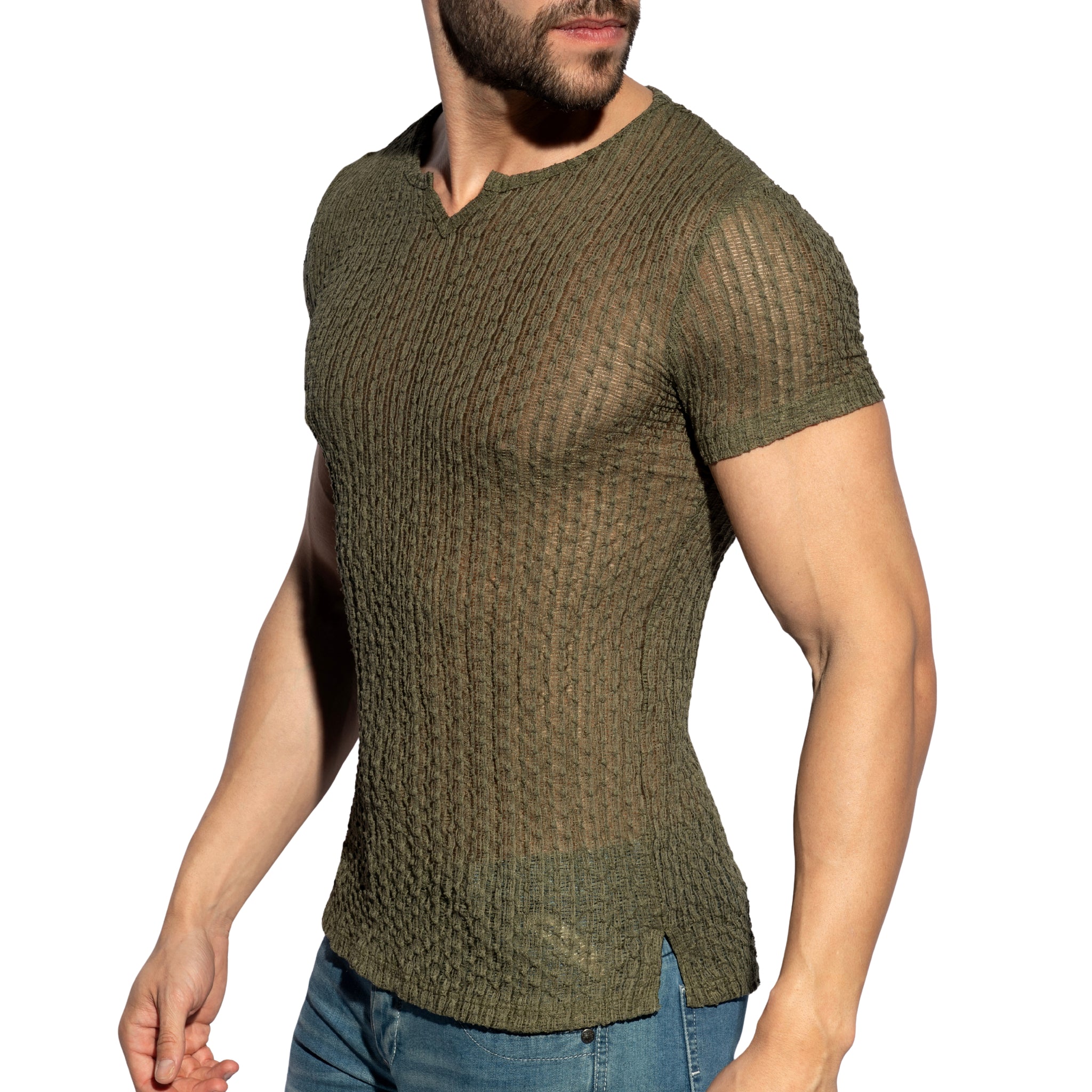 ES Collection Bobbles T-Shirt Khaki TS371