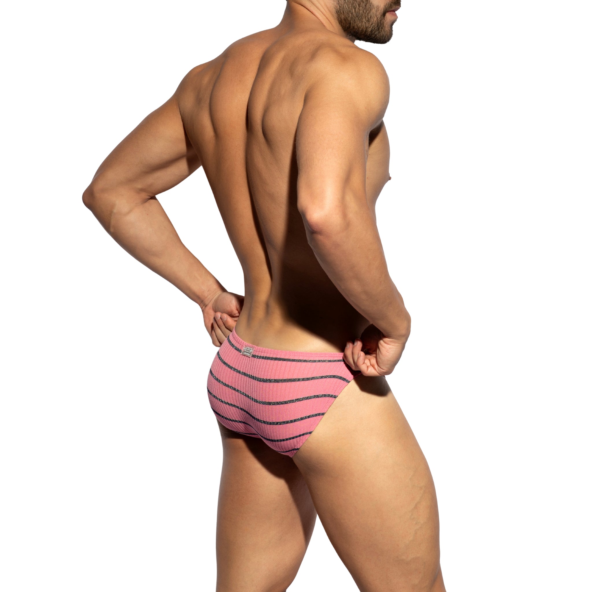 ES Collection Soft Grid Bikini Brief Pink UN679