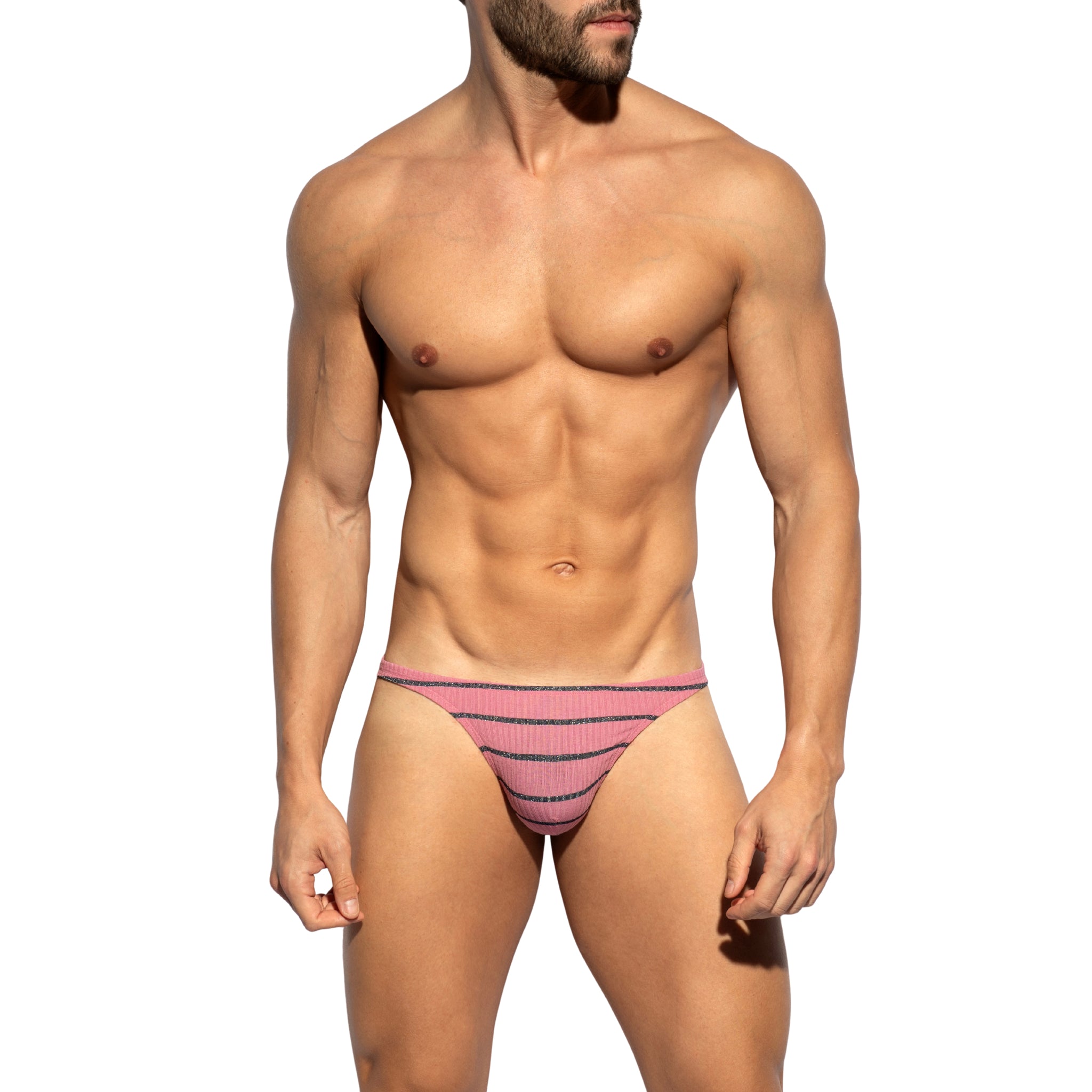 ES Collection Soft Grid Thong Pink UN675