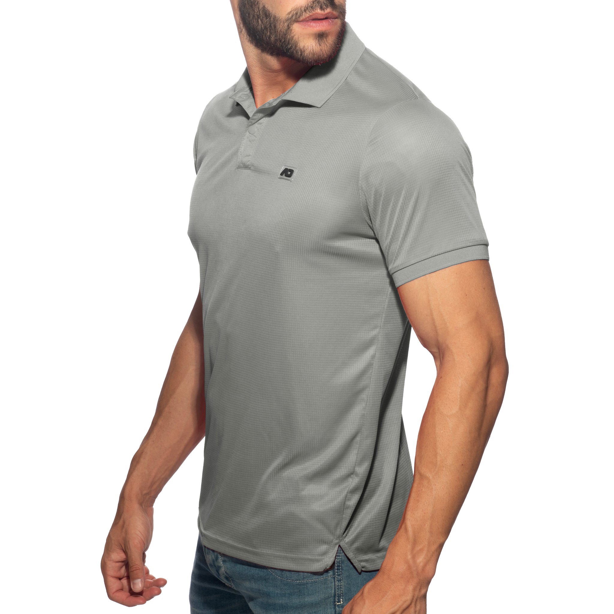 Addicted Veloz Dry Polo Shirt Heather Grey AD1375