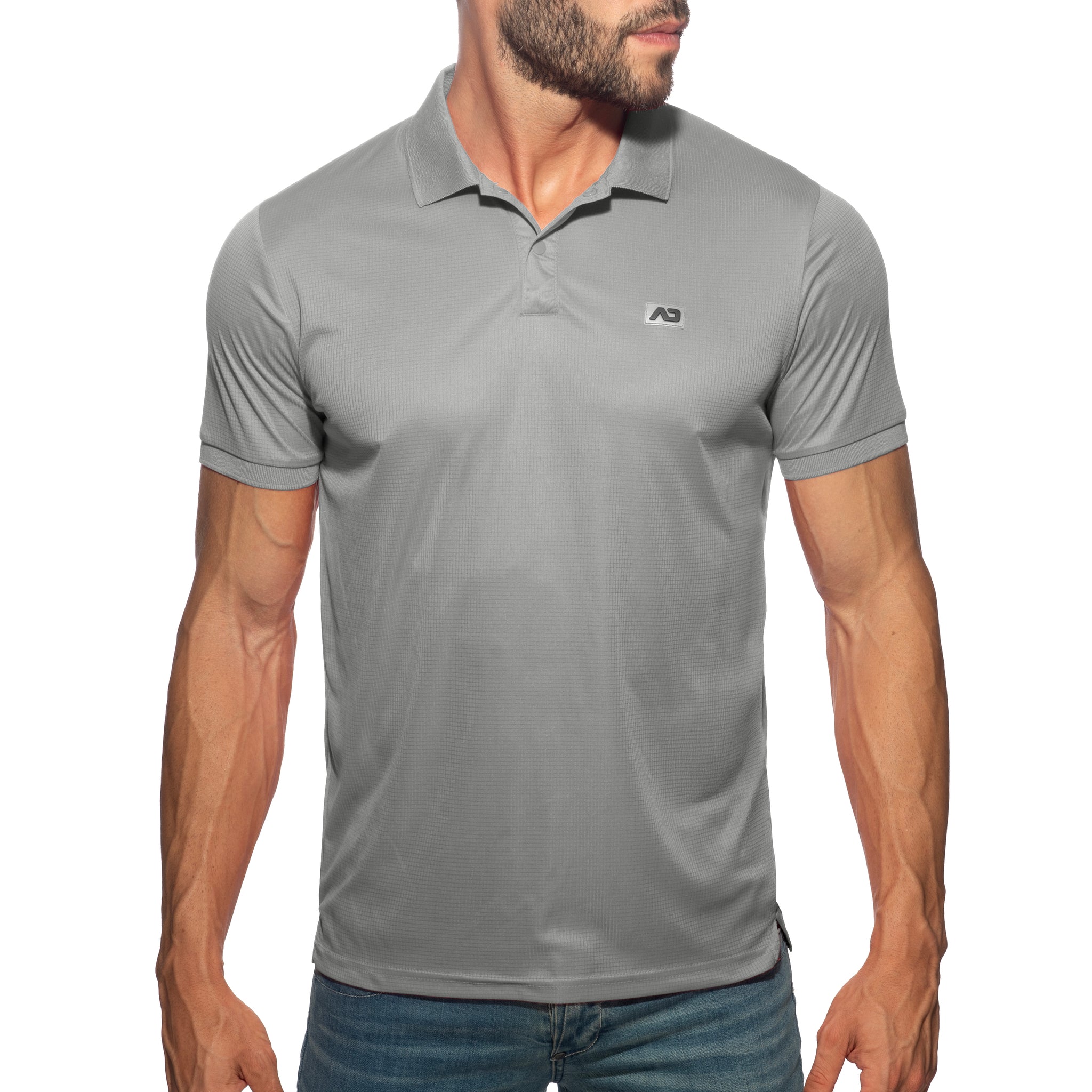 Addicted Veloz Dry Polo Shirt Heather Grey AD1375