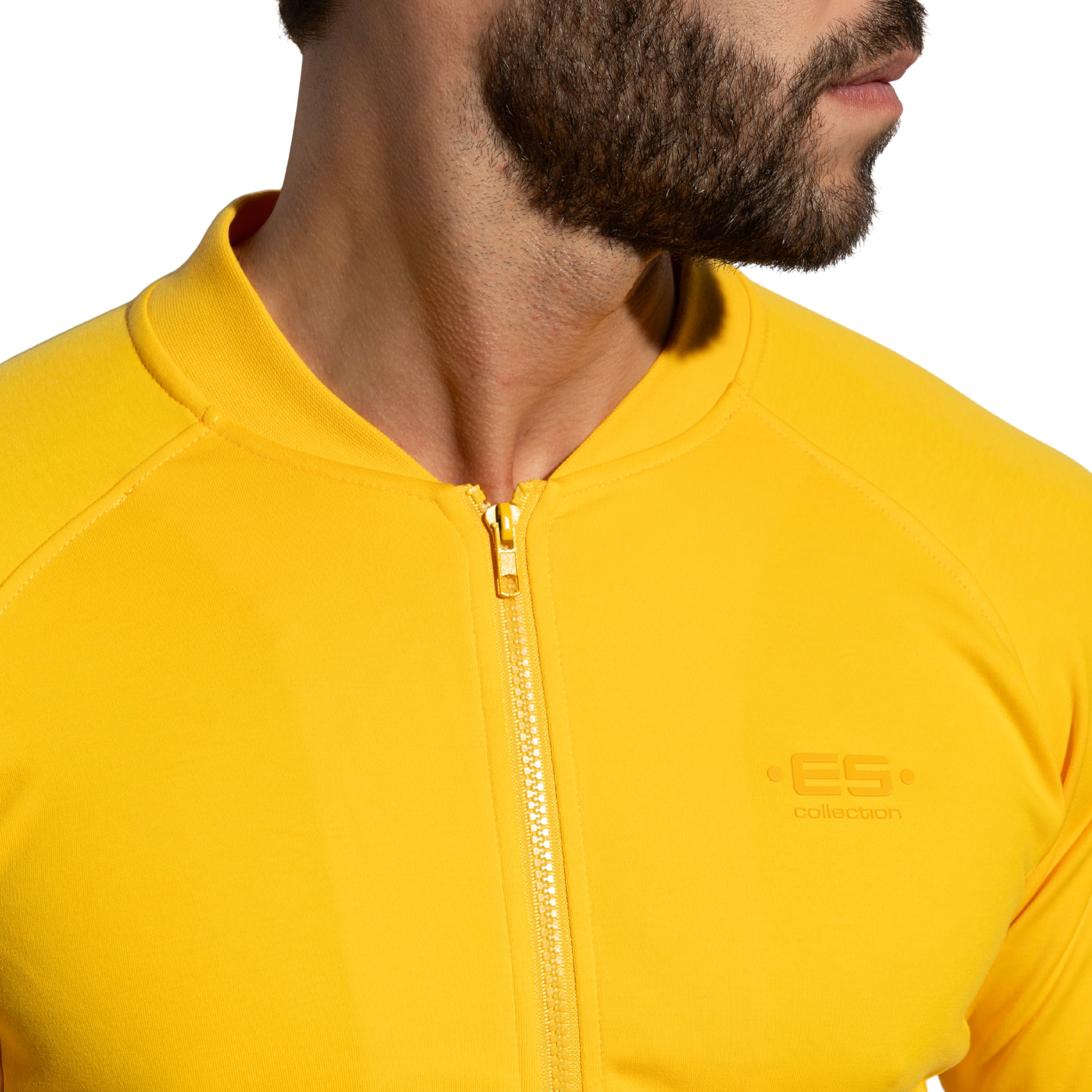 ES Collection Zip-Up Bomber Jacket Yellow SP361