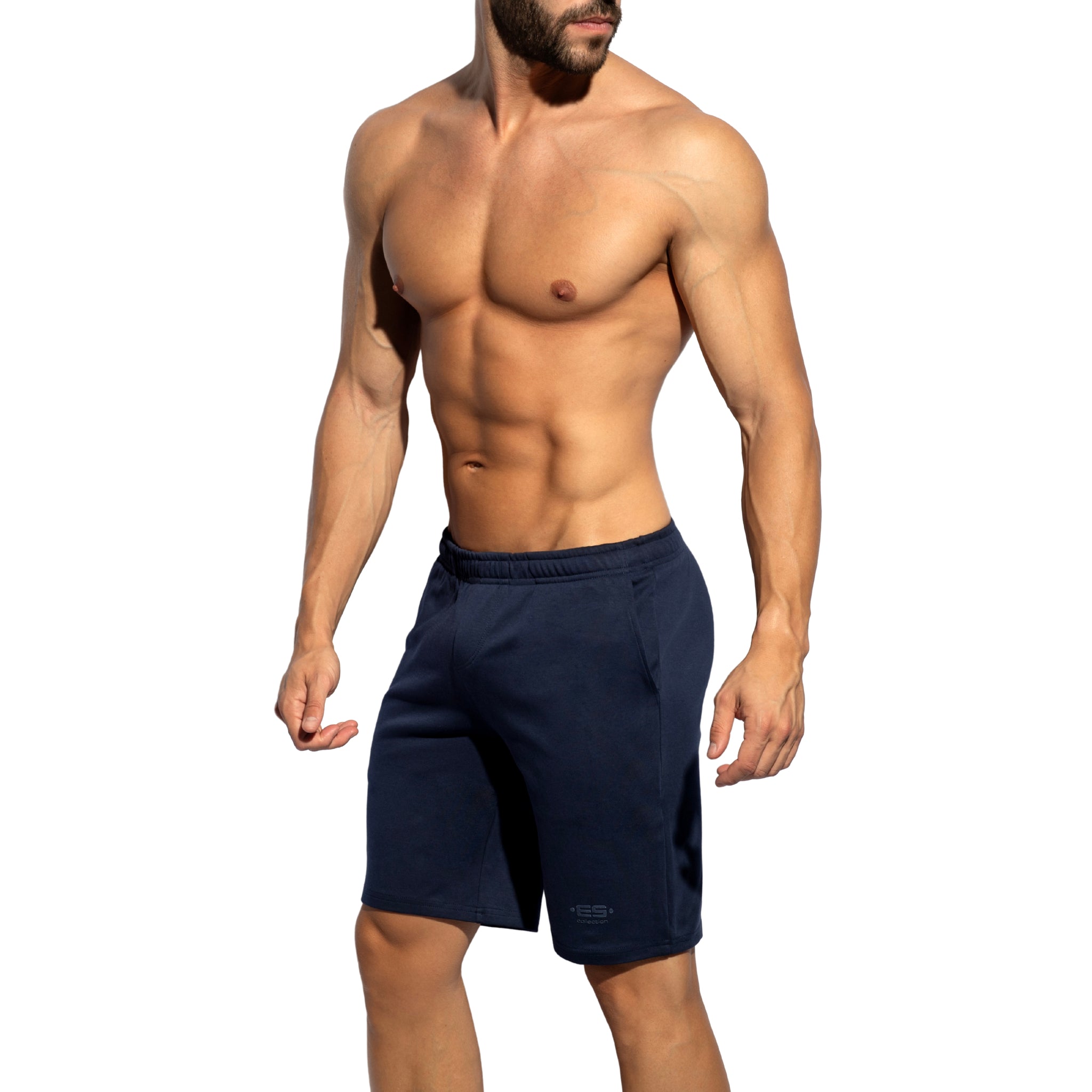 ES Collection Cotton Gym Shorts Navy SP360