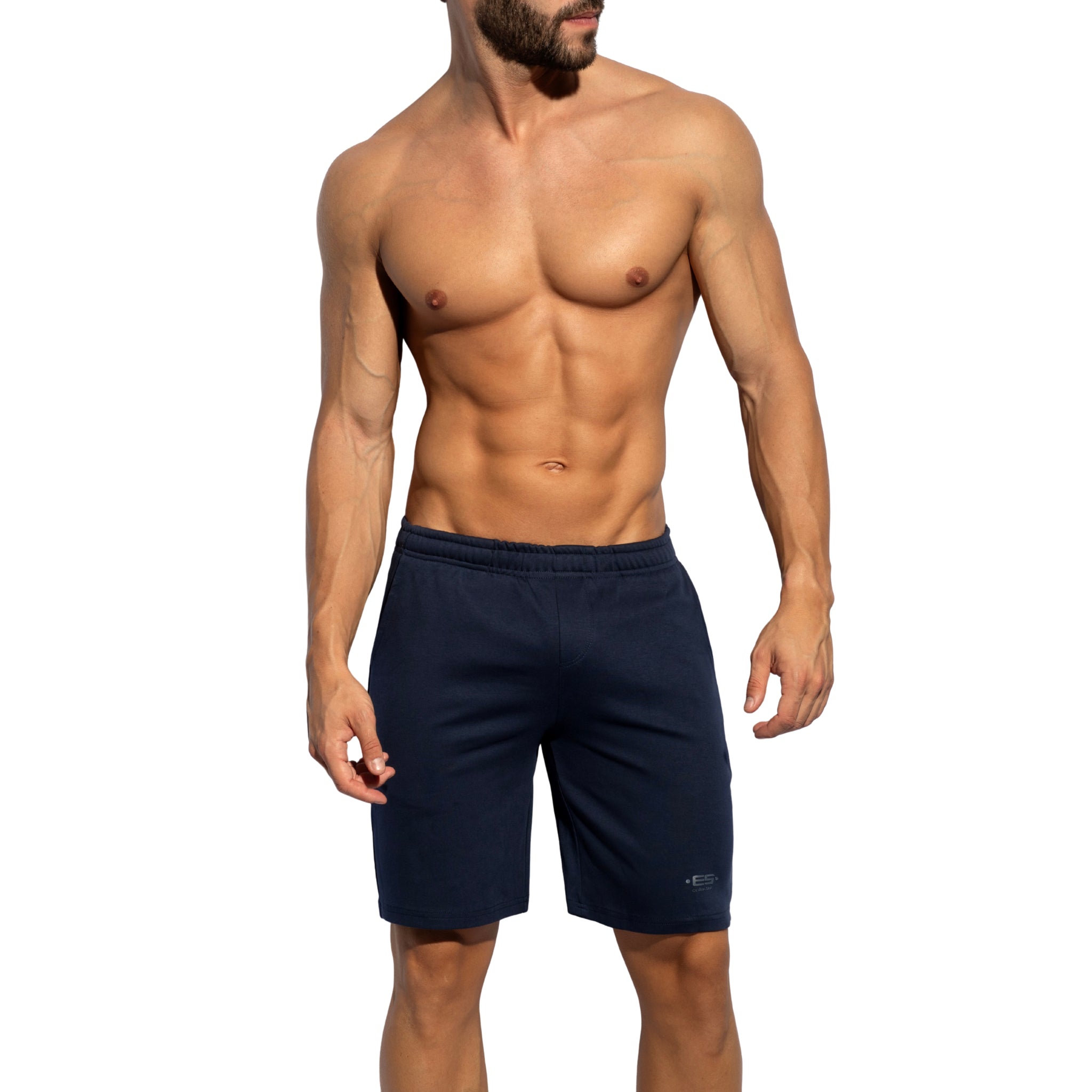 ES Collection Cotton Gym Shorts Navy SP360