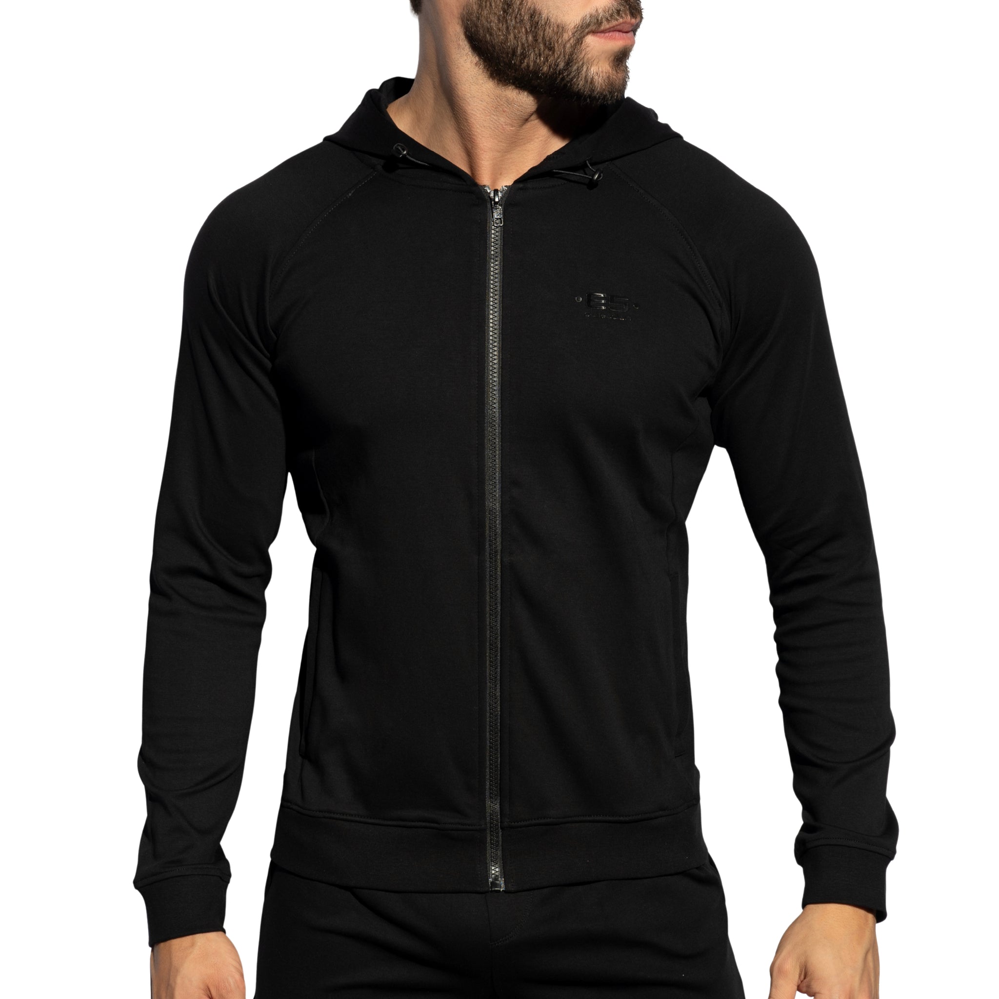 ES Collection Full-Zip Hoodie Black SP362