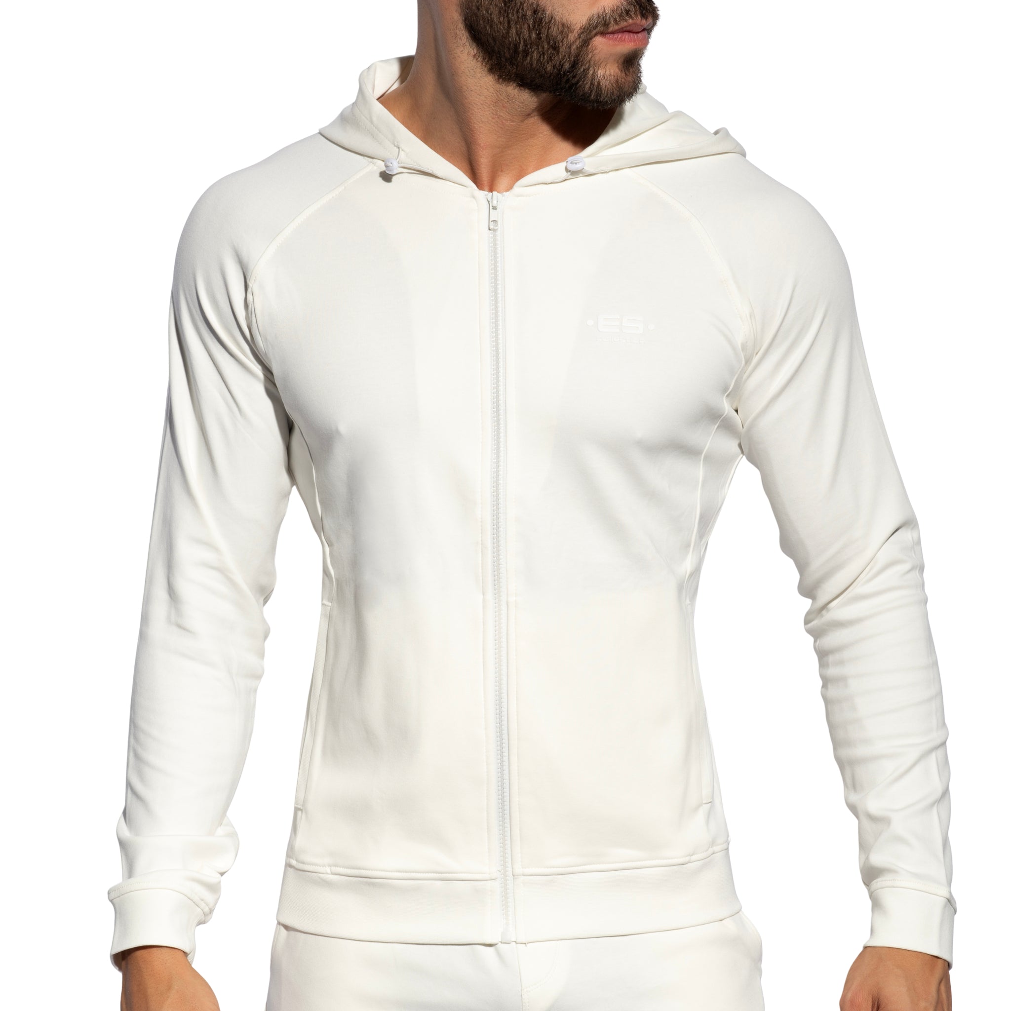 ES Collection Full-Zip Hoodie White SP362