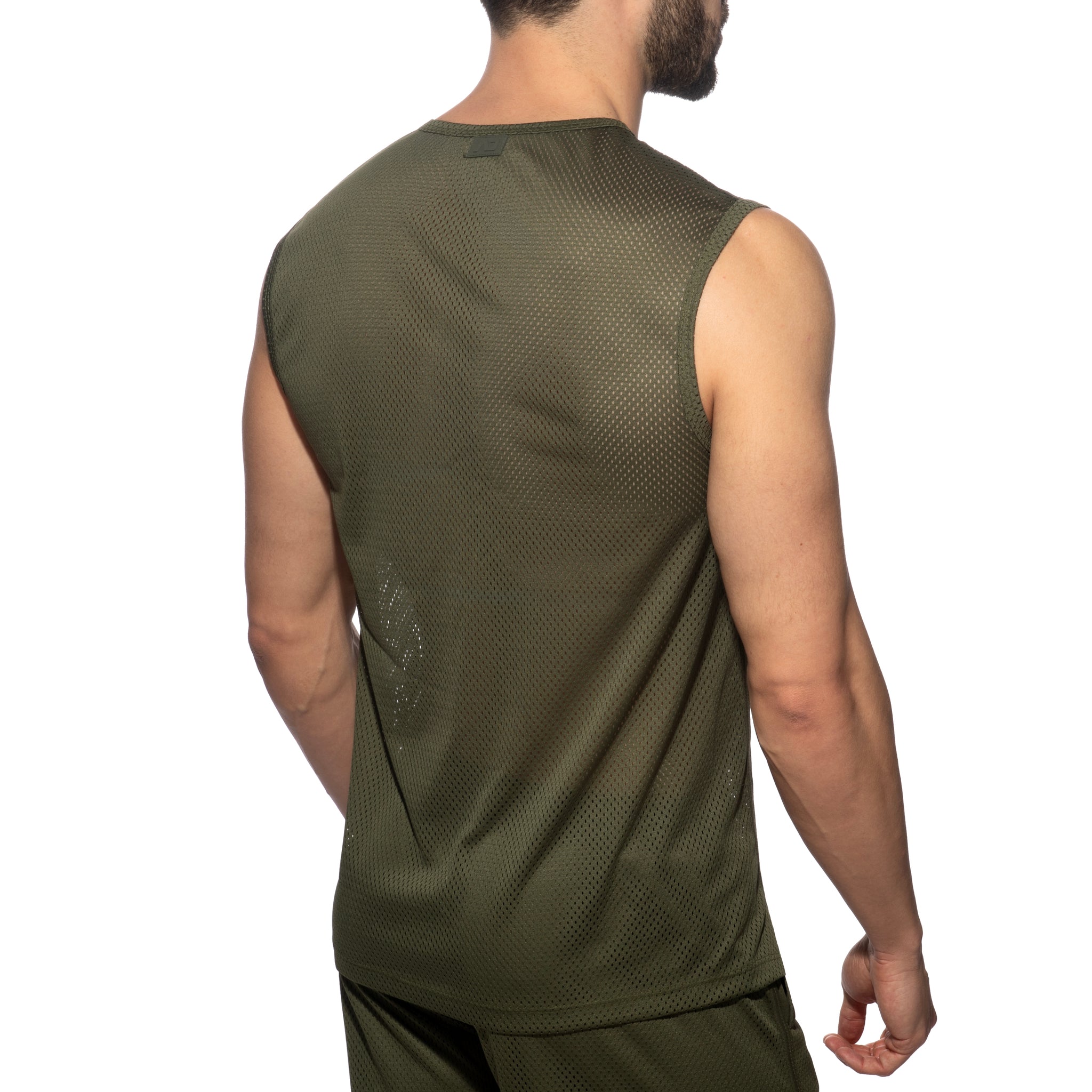 Addicted Los Angeles Sports Tank Top Khaki AD1443