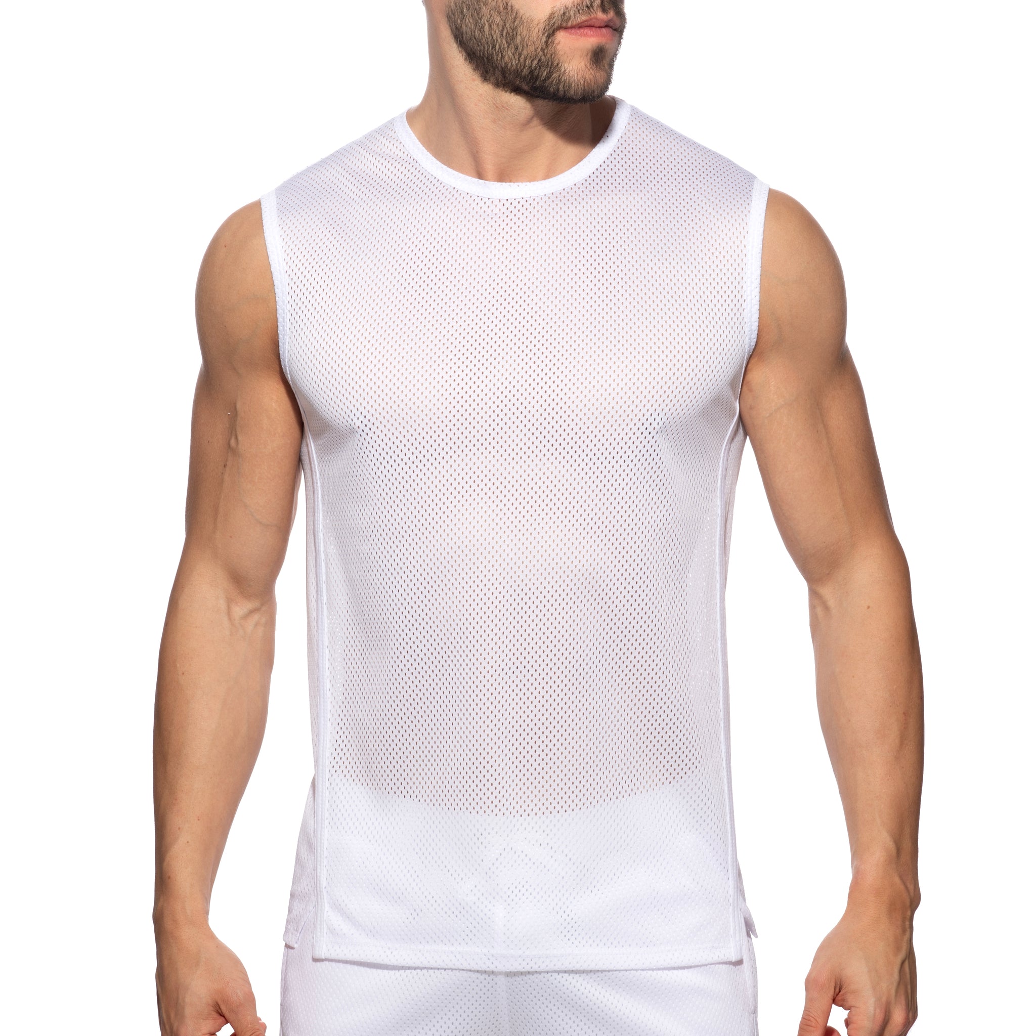Addicted Los Angeles Sports Tank Top White AD1443