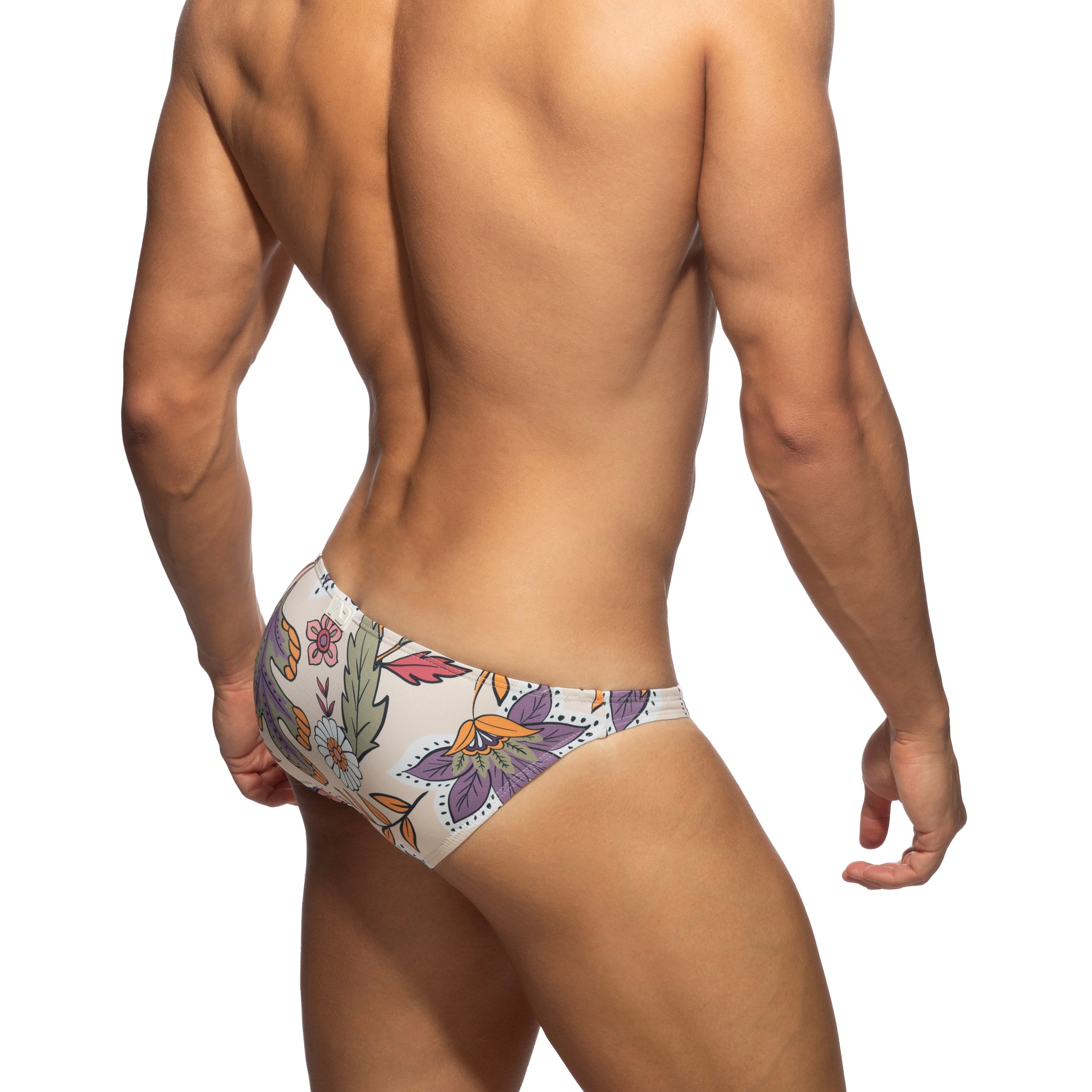 Addicted Garden Swim Mini Bikini Brief Ivory ADS405
