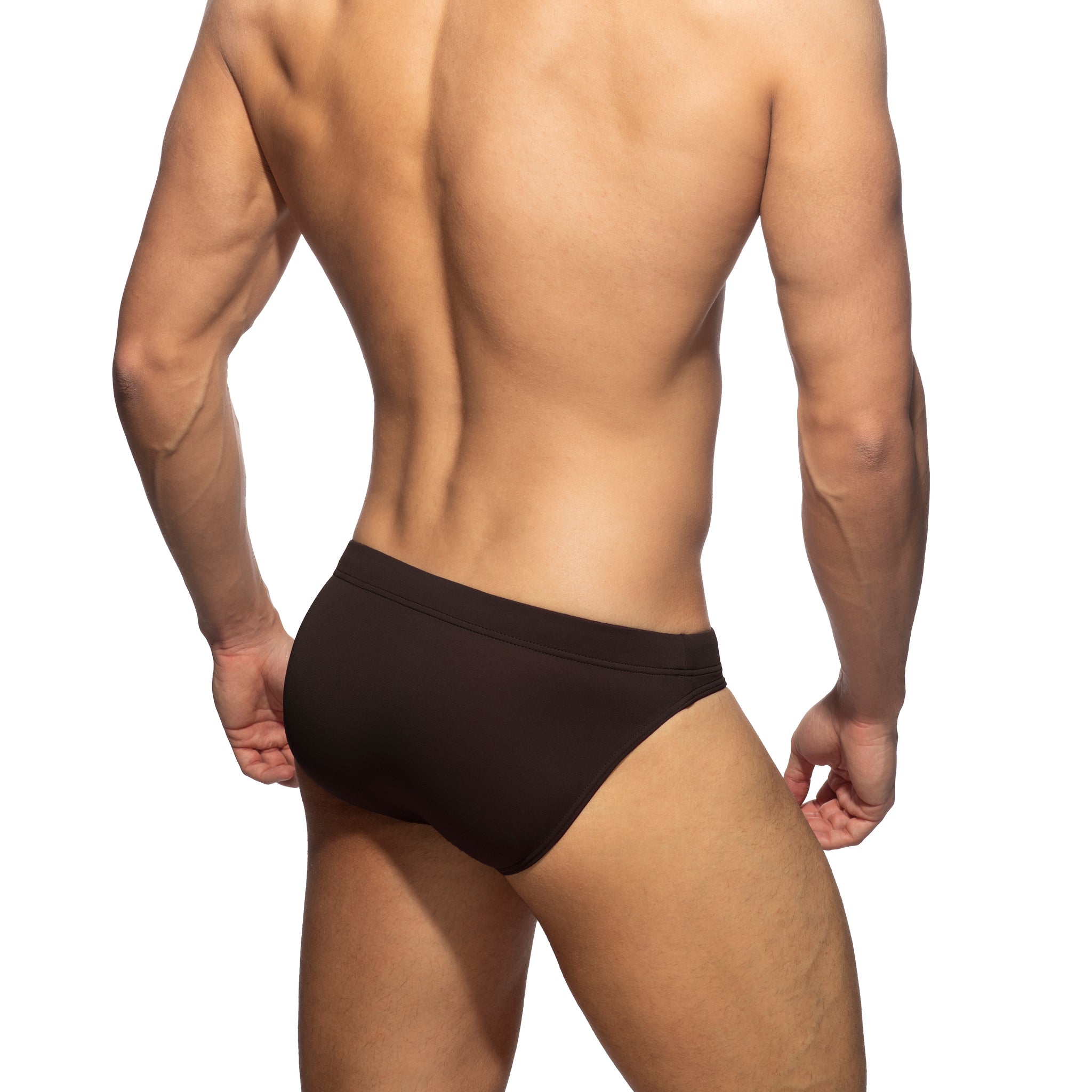 Addicted Basic AD Swim Brief Brown ADS097