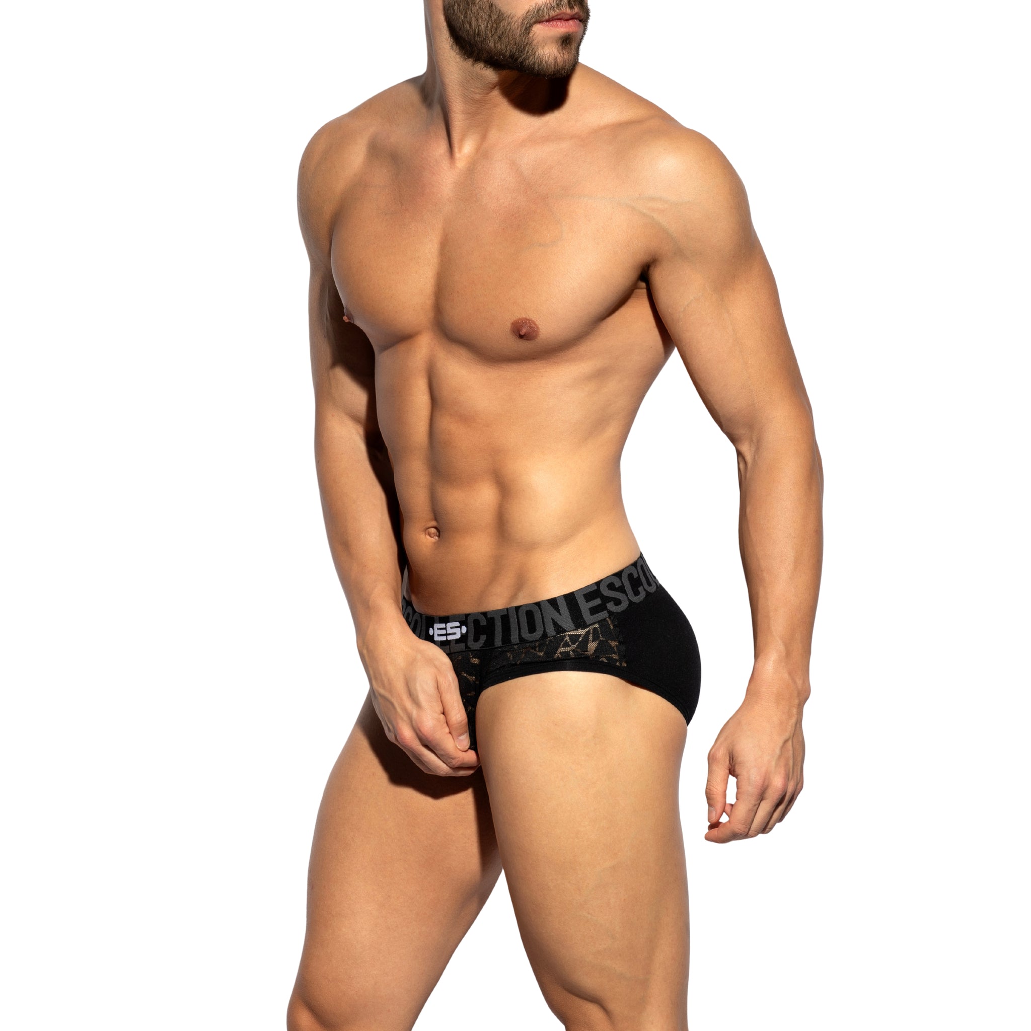 ES Collection Spider Sexy Brief Black UN2181