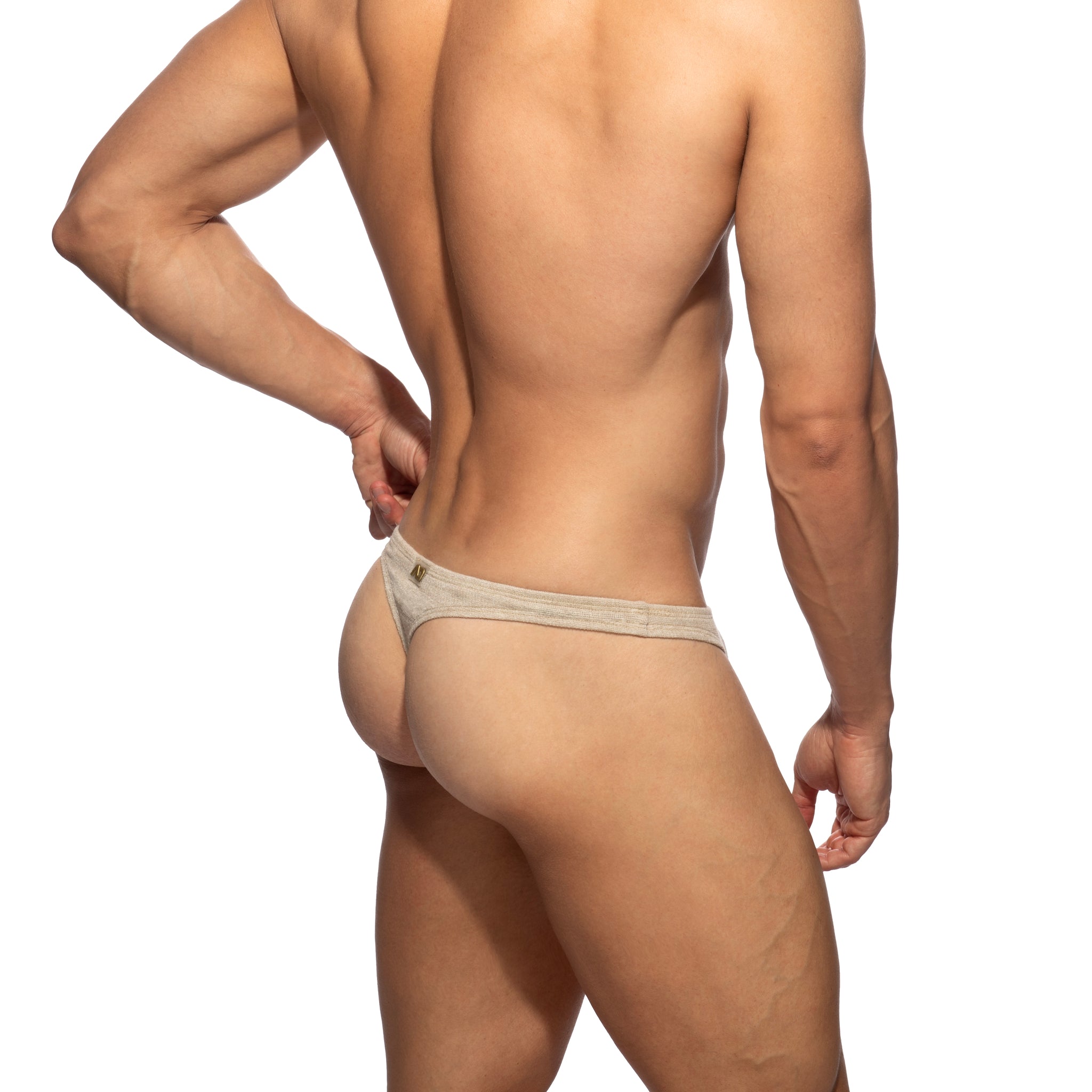 Addicted Slub Jersey Thong Beige AD1476