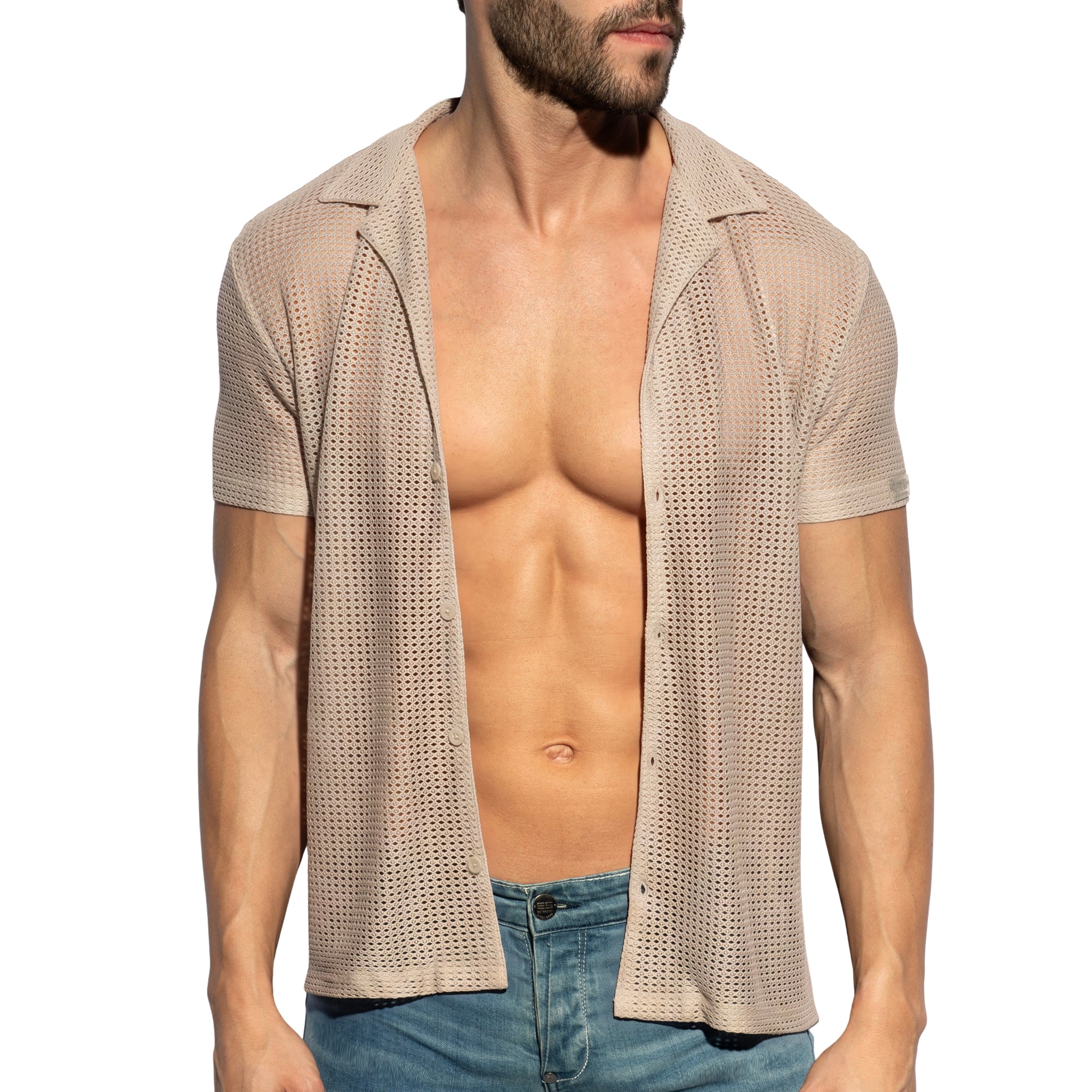 ES Collection Formentera Shirt Beige SHT036