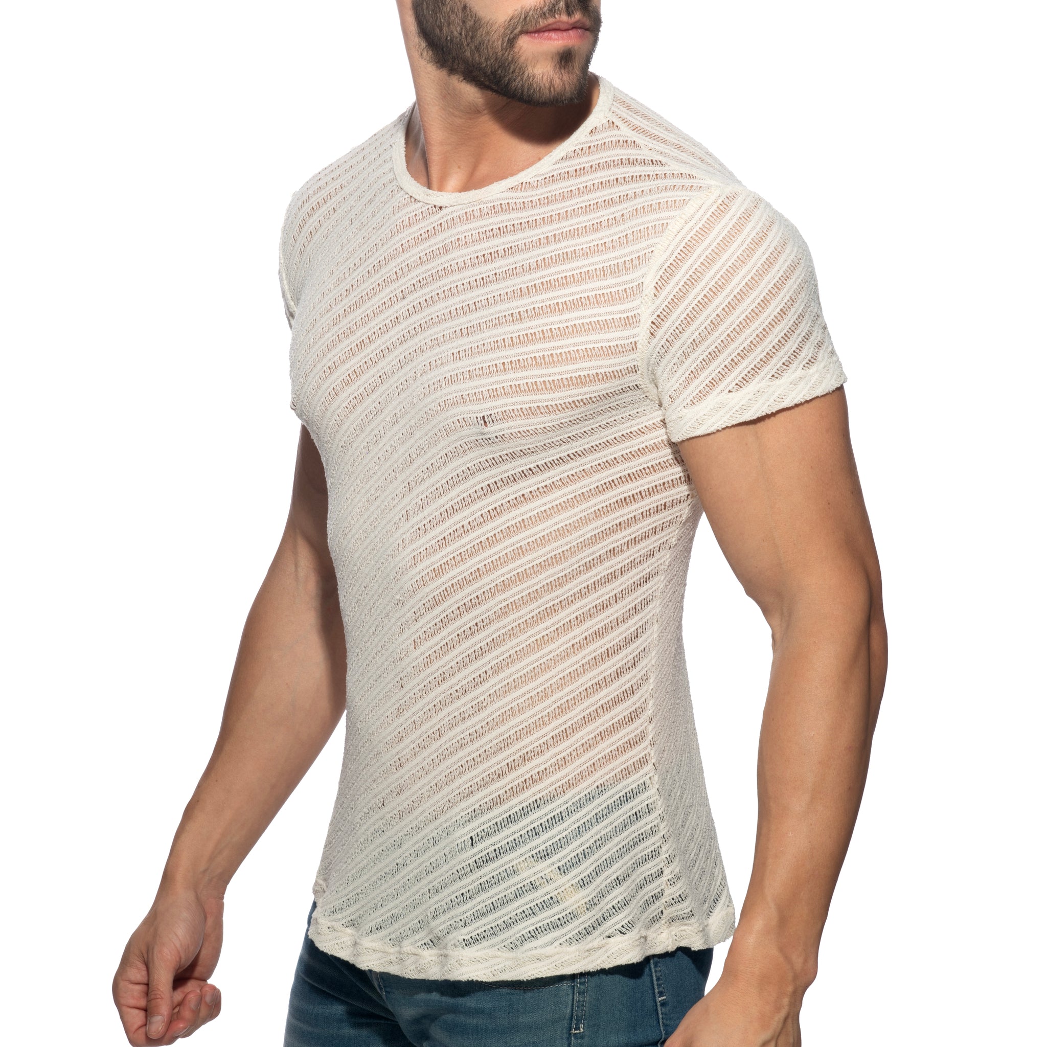 Addicted Barewave T-Shirt Ivory AD1469