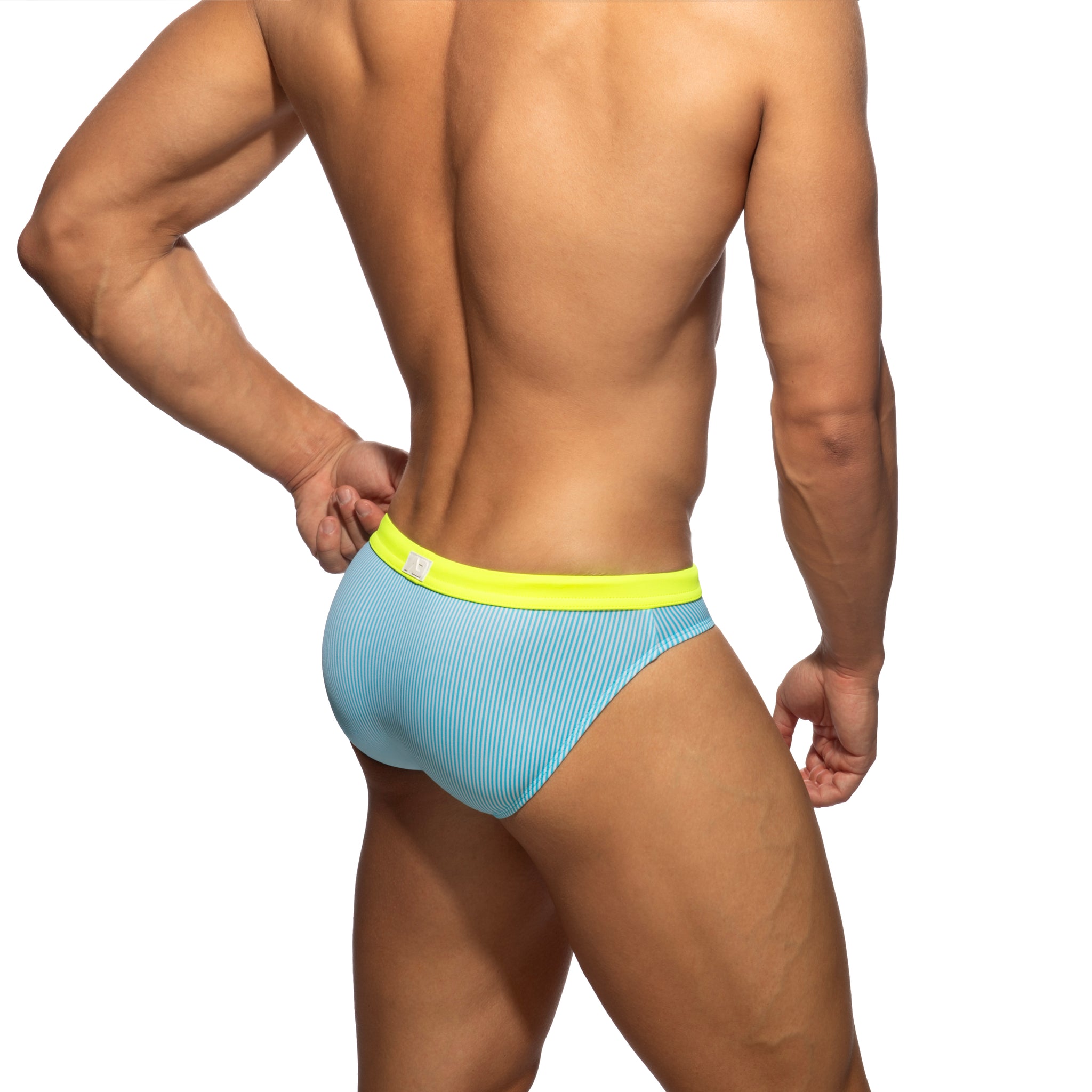 Addicted Baby Stripes Swim Bikini Brief Sky Blue ADS400