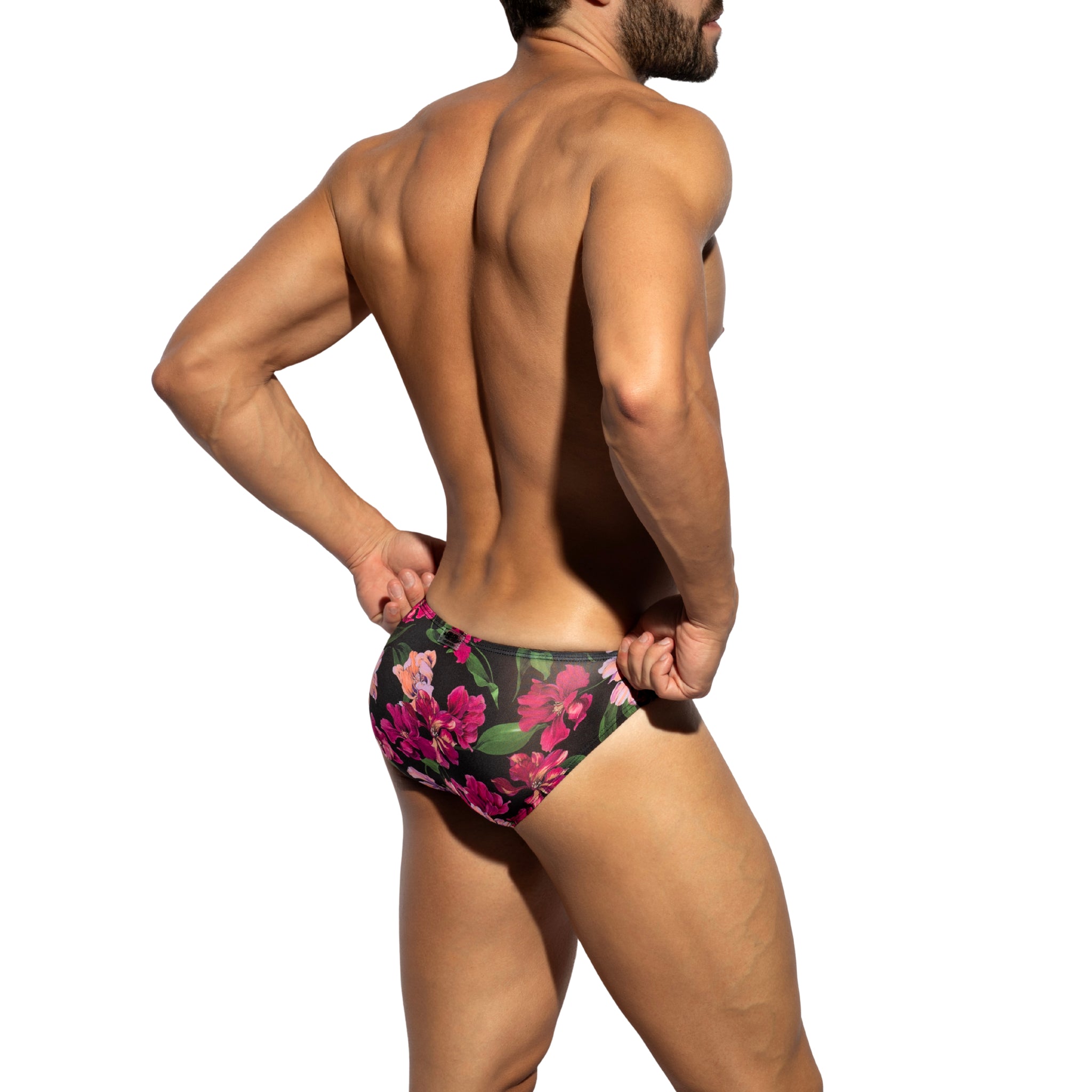 ES Collection Magenta Bikini Brief Black UN684