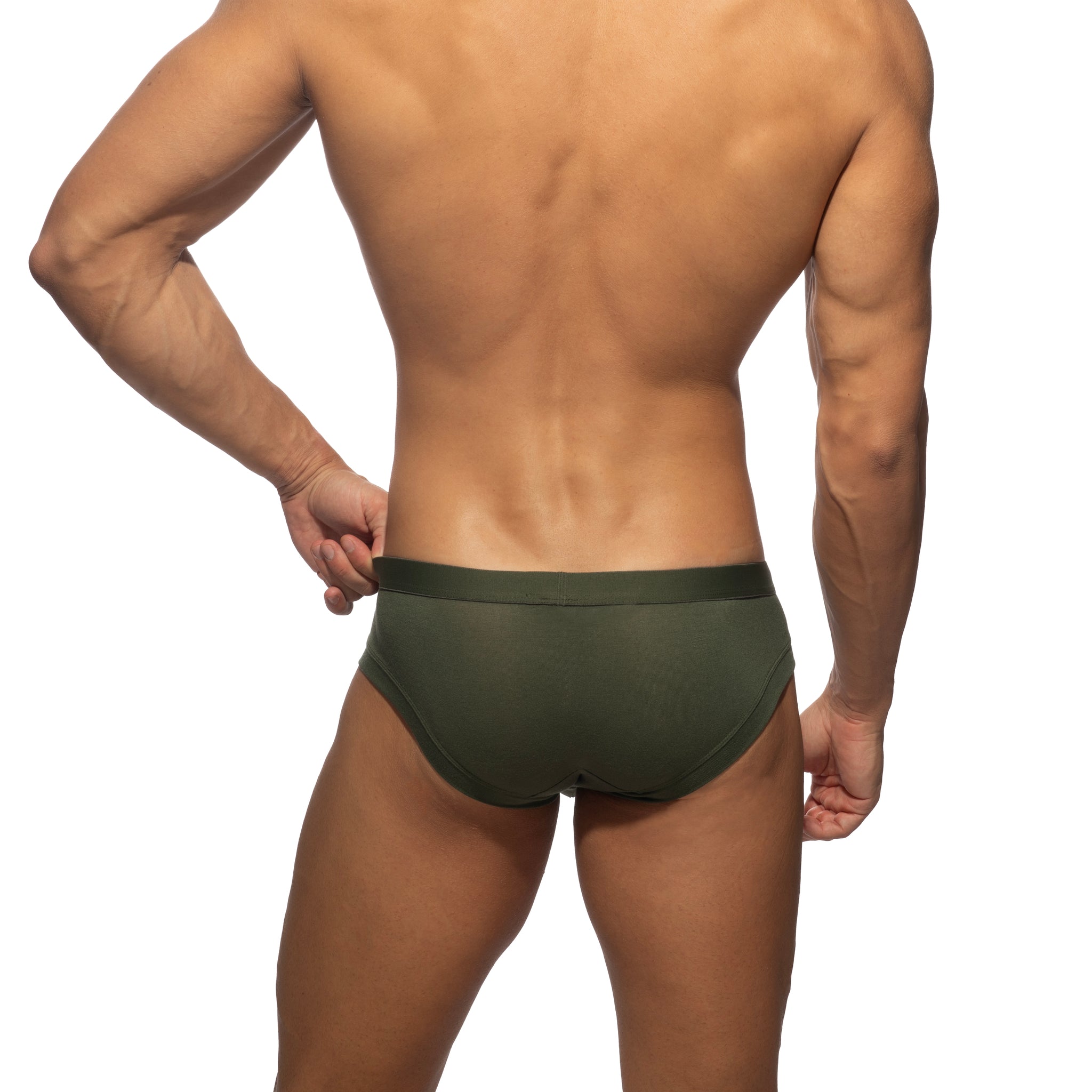 Addicted Bamboo Skin Layer Cheeky Brief Khaki AD1497