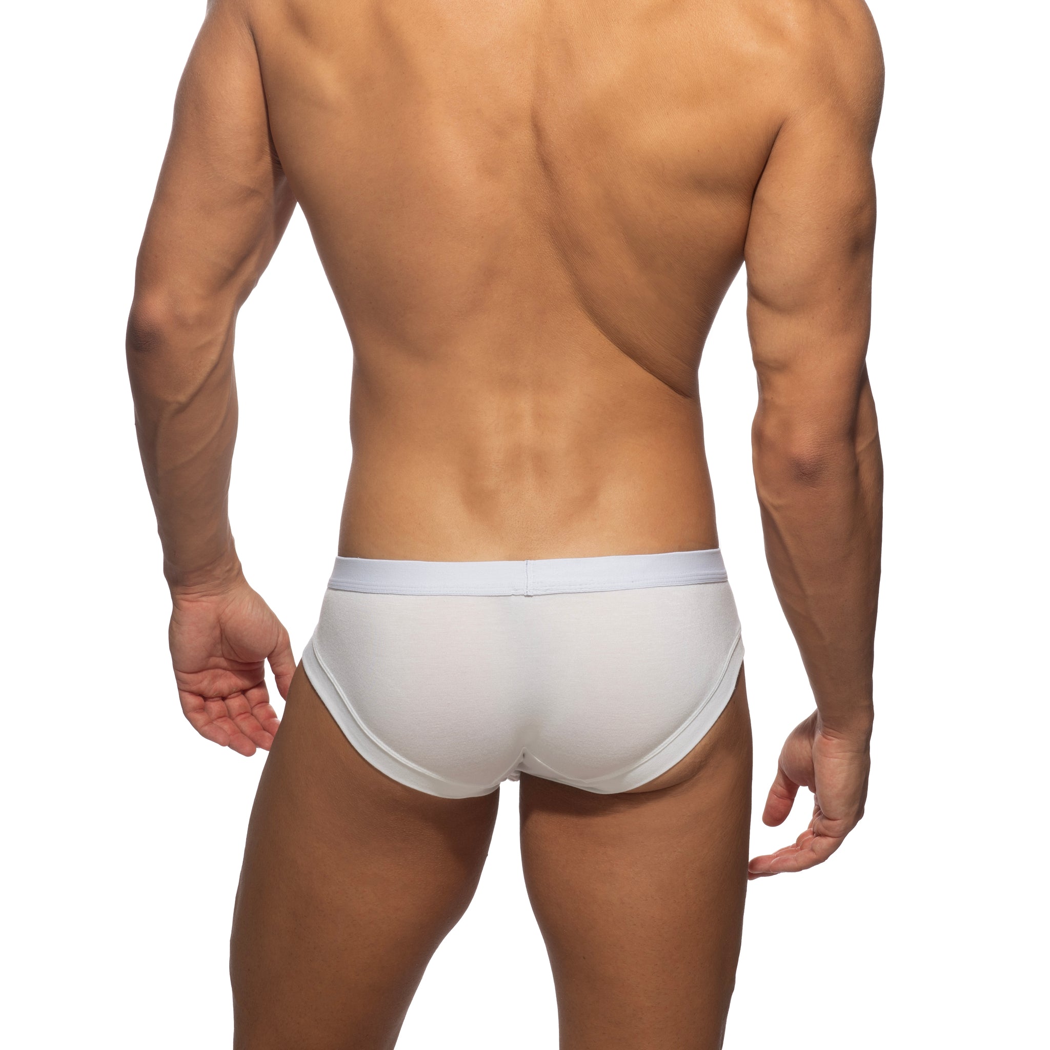 Addicted Bamboo Skin Layer Cheeky Brief White AD1497