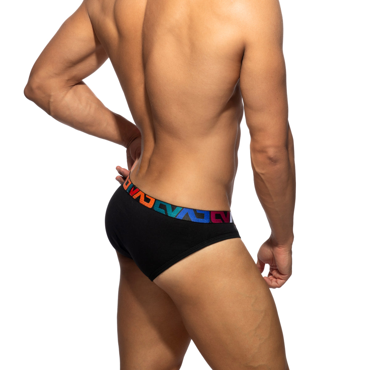 Addicted AD All Over Cotton Bikini Brief Black AD1487